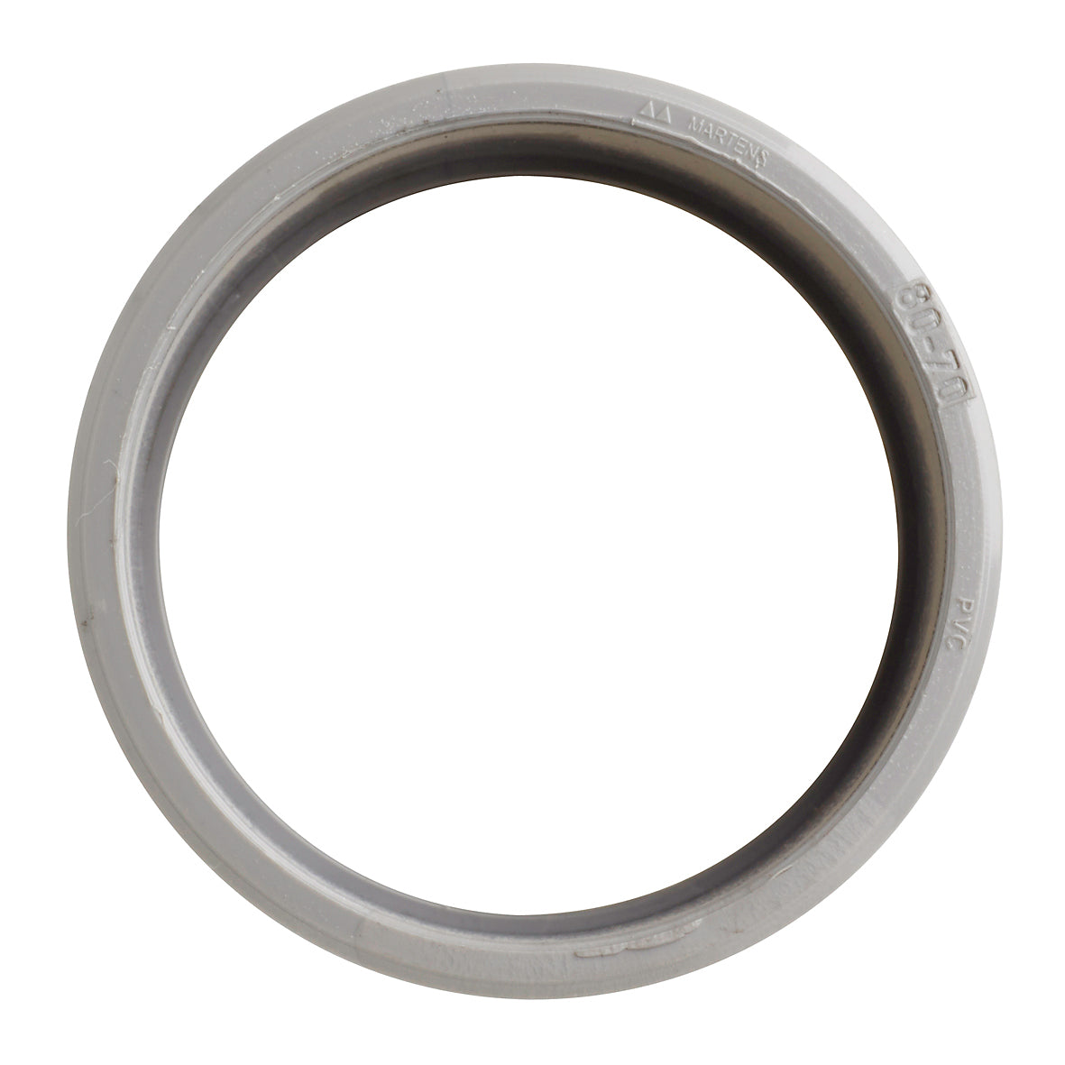 Martens verloop met 1x lijmmof - HWA - PVC - Grijs - 70x80mm