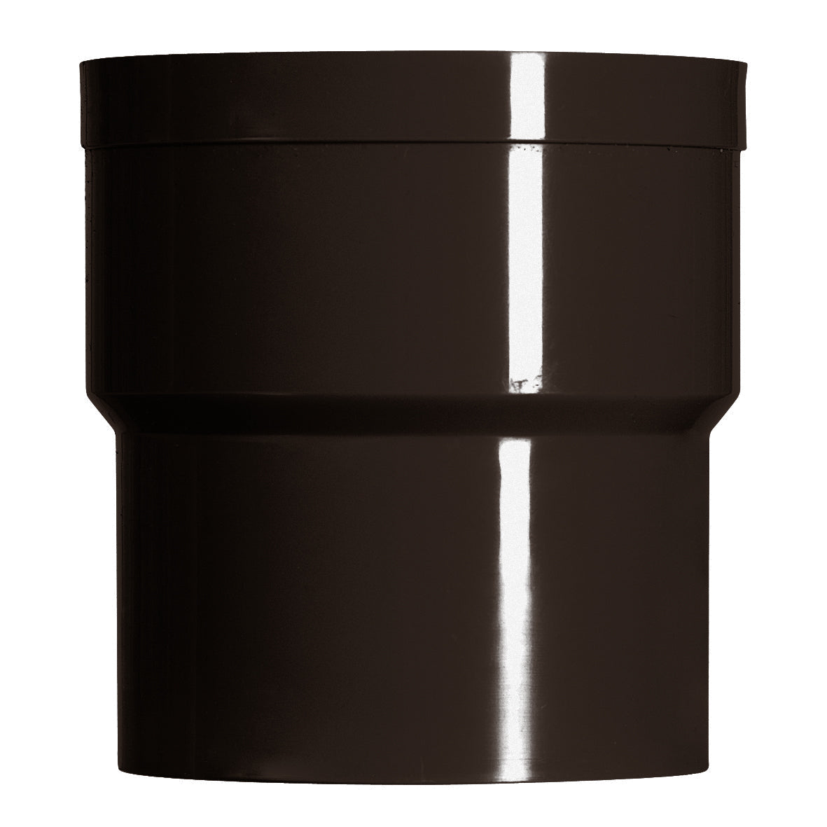 Martens verbindingsstuk met 1x lijmmof - HWA - PVC - Bruin - Ø80mm
