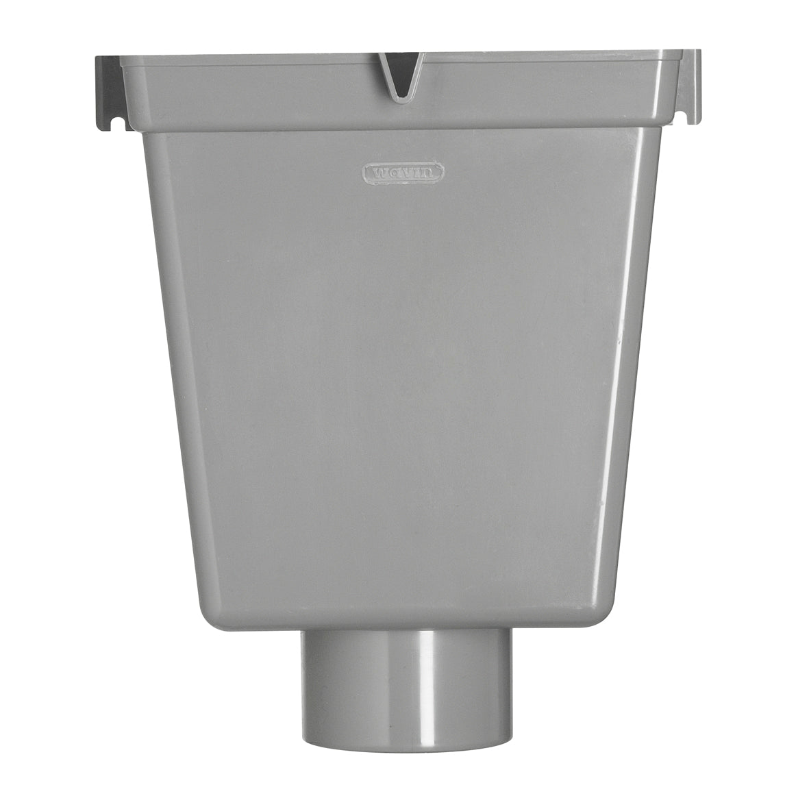 Vergaarbak met overloop 80mm