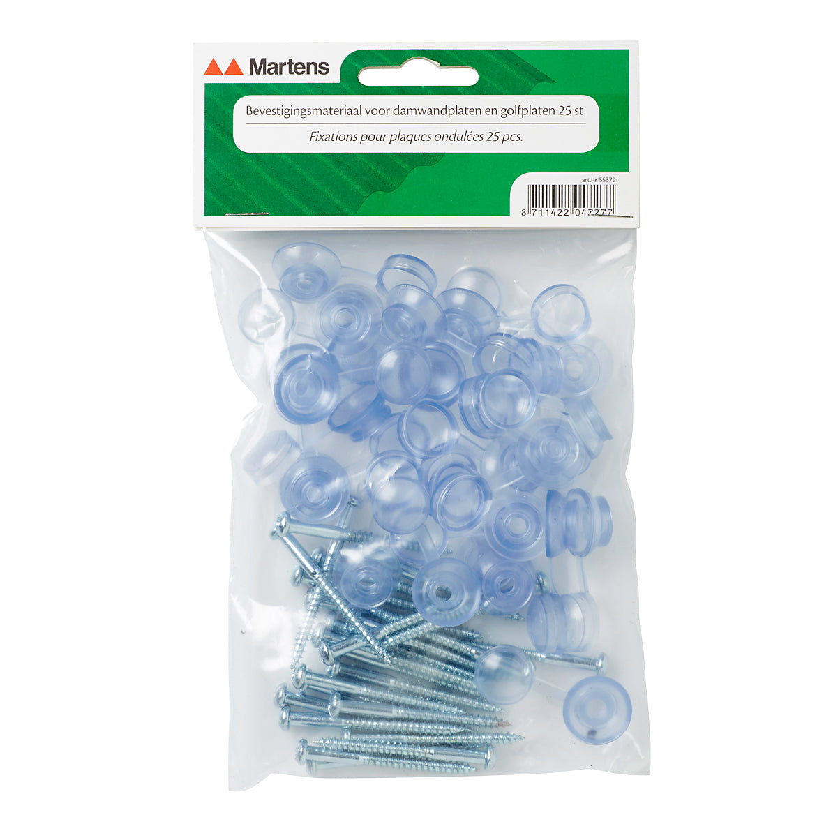 Martens golfplaatschroeven met combidop - 50mm - Ø20mm - 25 stuks