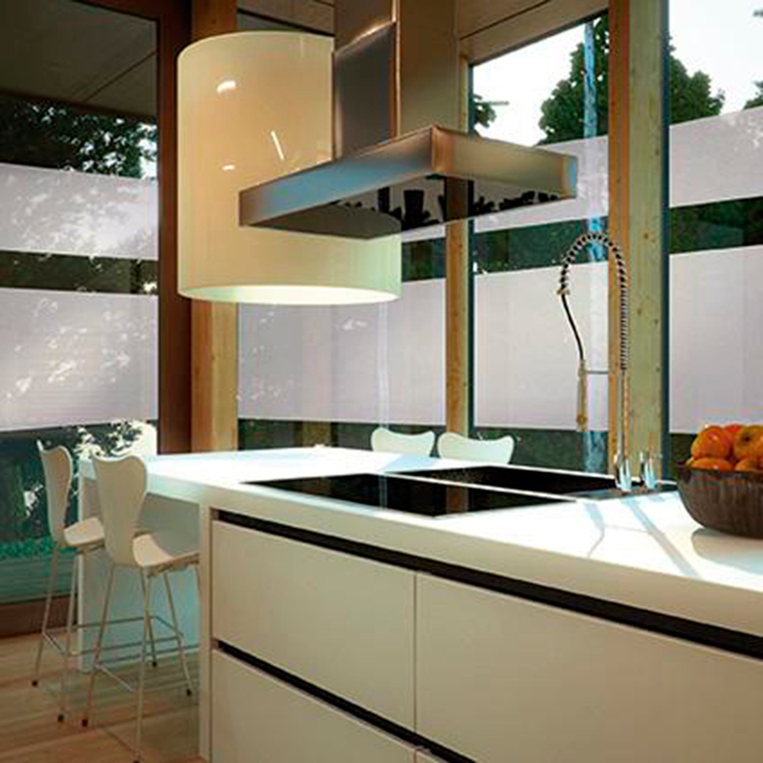 Transform premium statische glasfolie Sand 67,5x150cm