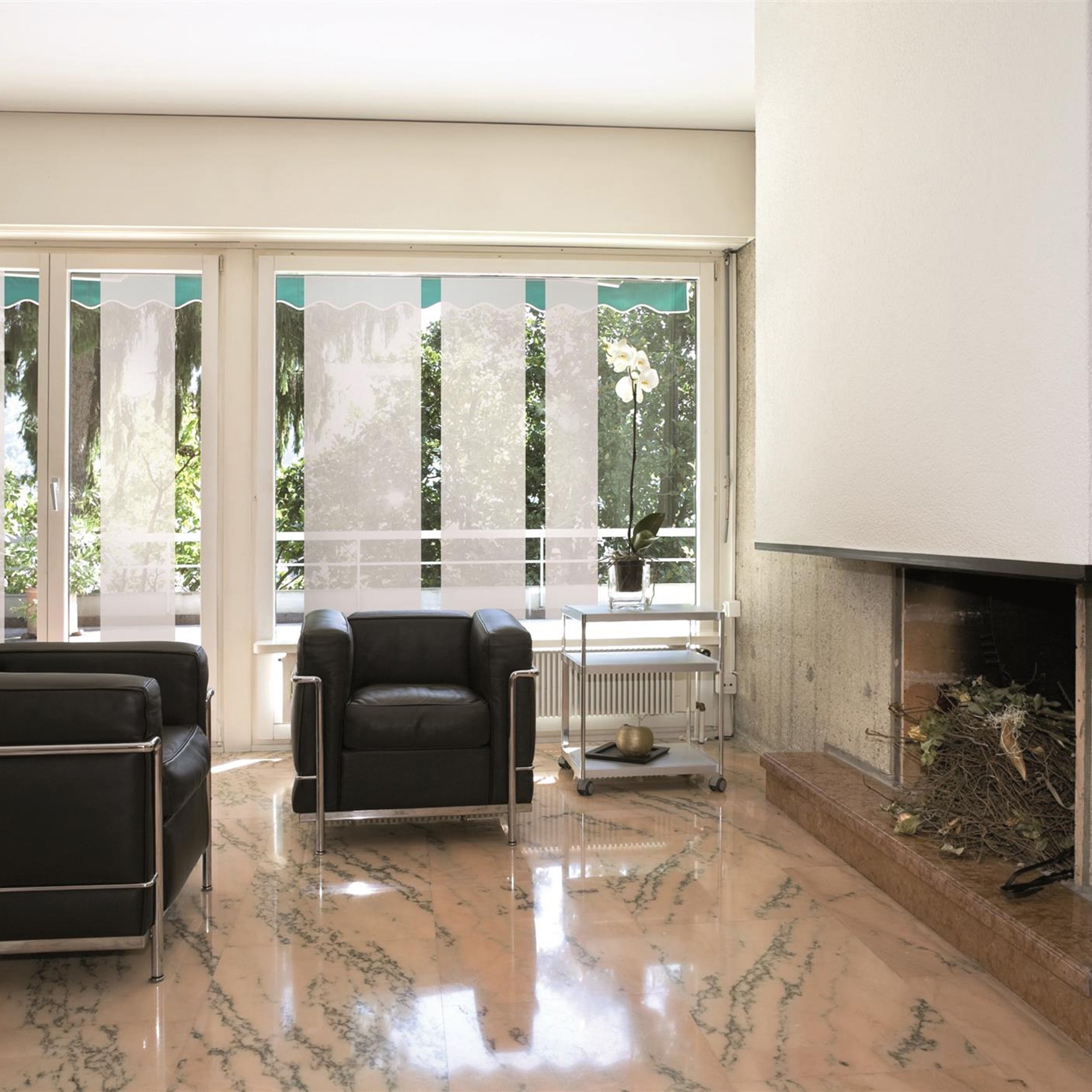 Transform statische glasfolie Mist 67,5x150cm