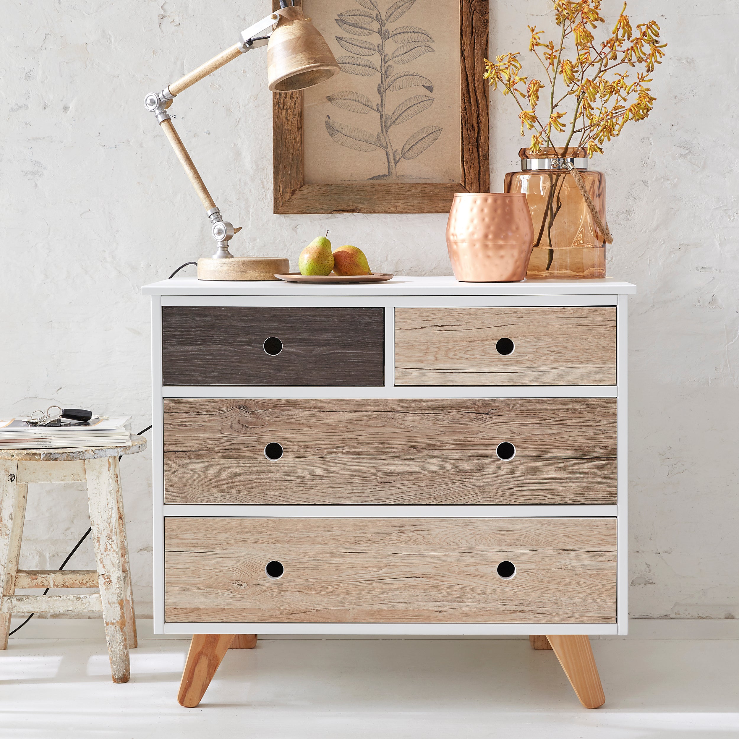 Transform zelfklevende decoratiefolie Oak donkergrijs 67,5x200cm