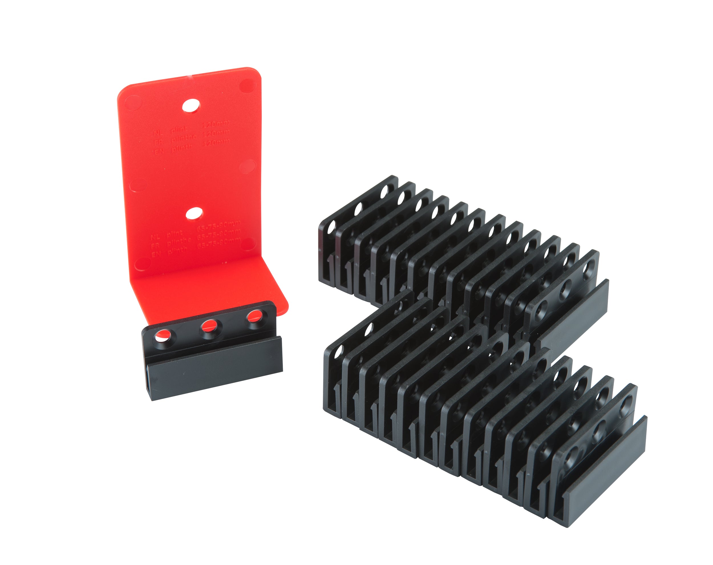 Maclean plintclips + boormal 25 stuks
