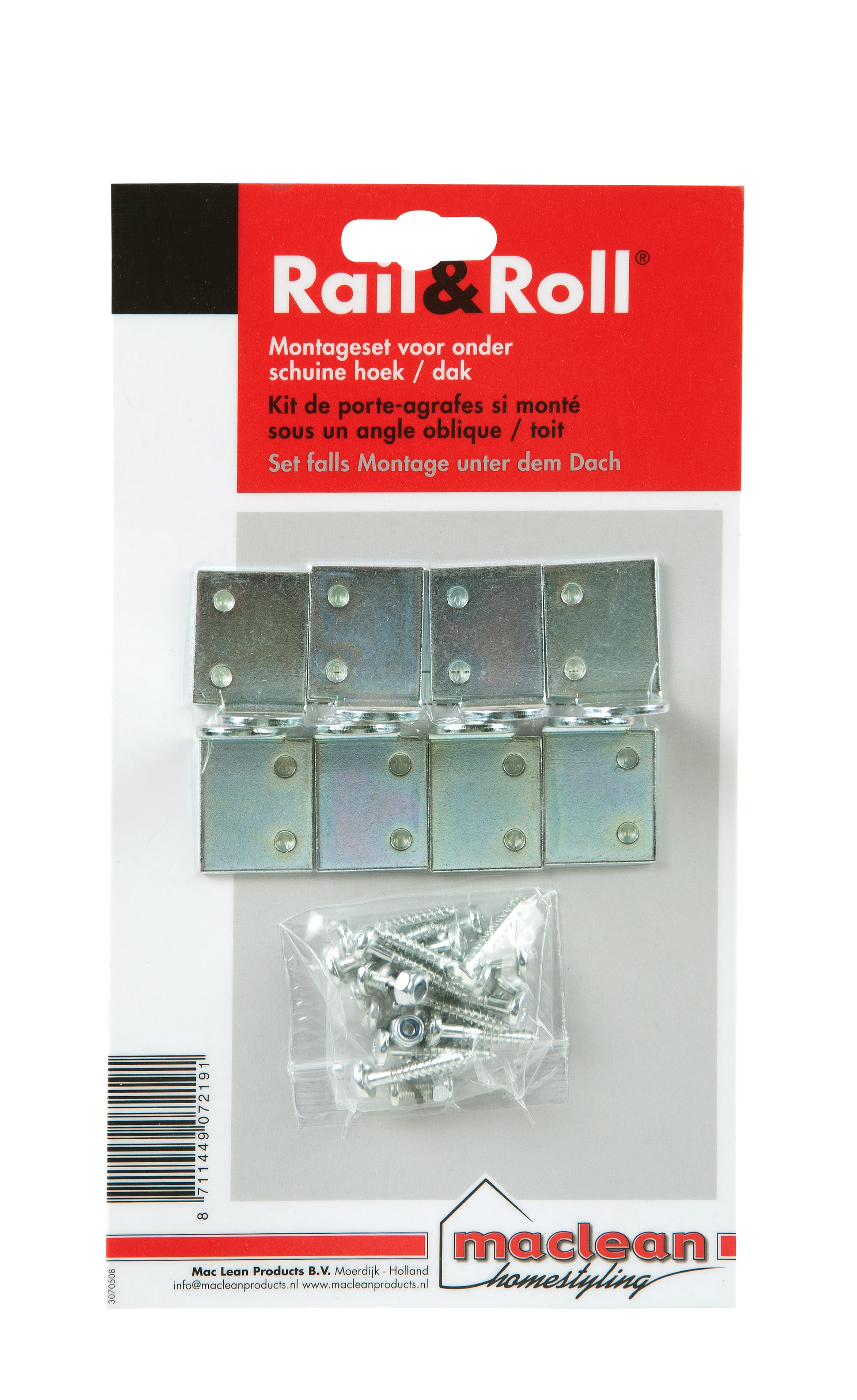 Mac Lean rail & roll raildrager pakket 2 stuks