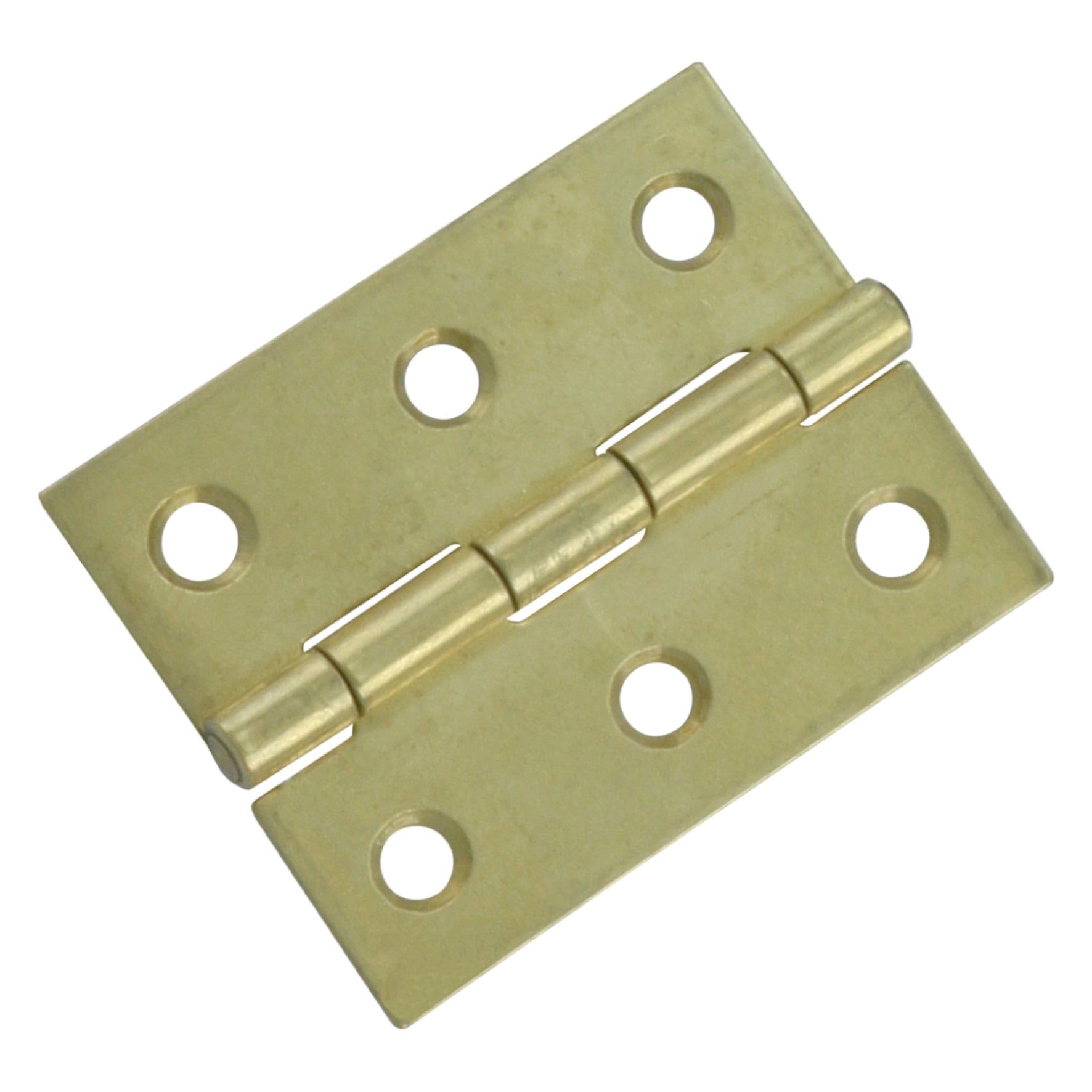 Scharnier - smal model - met vaste pen - 40 x 32 mm - verzinkt