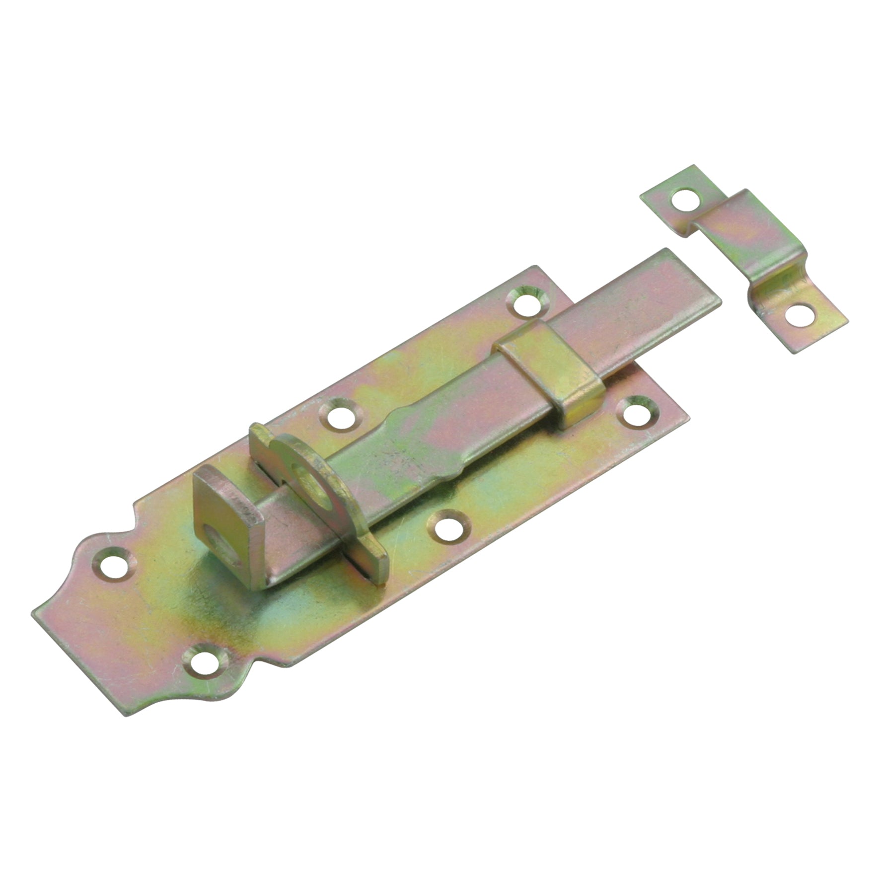 Sx schuif met slotoog 120mm geel verzinkt