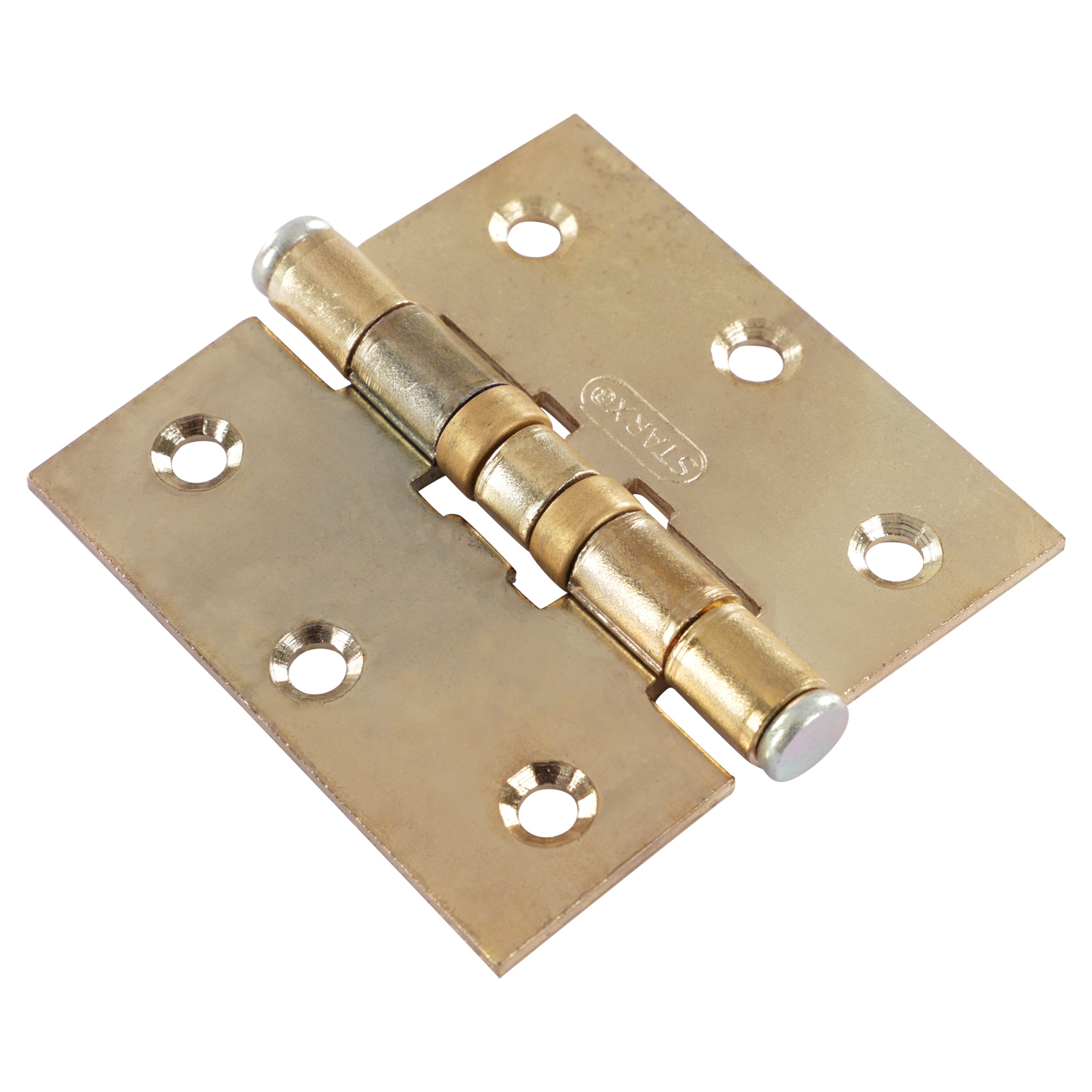 Starx kogelscharnier - 76 x 76 mm - vermessingd
