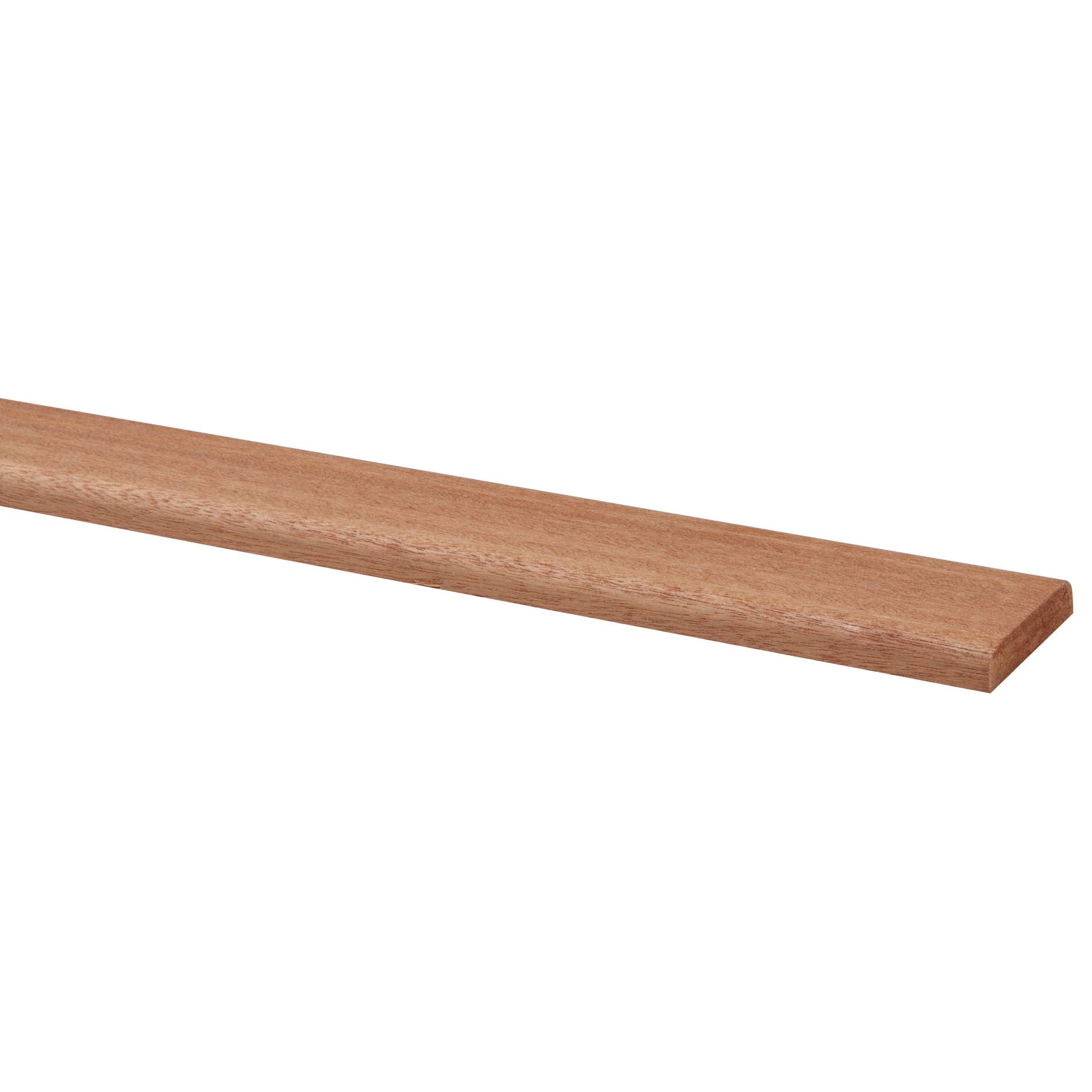 Afdeklijst hardhout 8x41mm 270cm