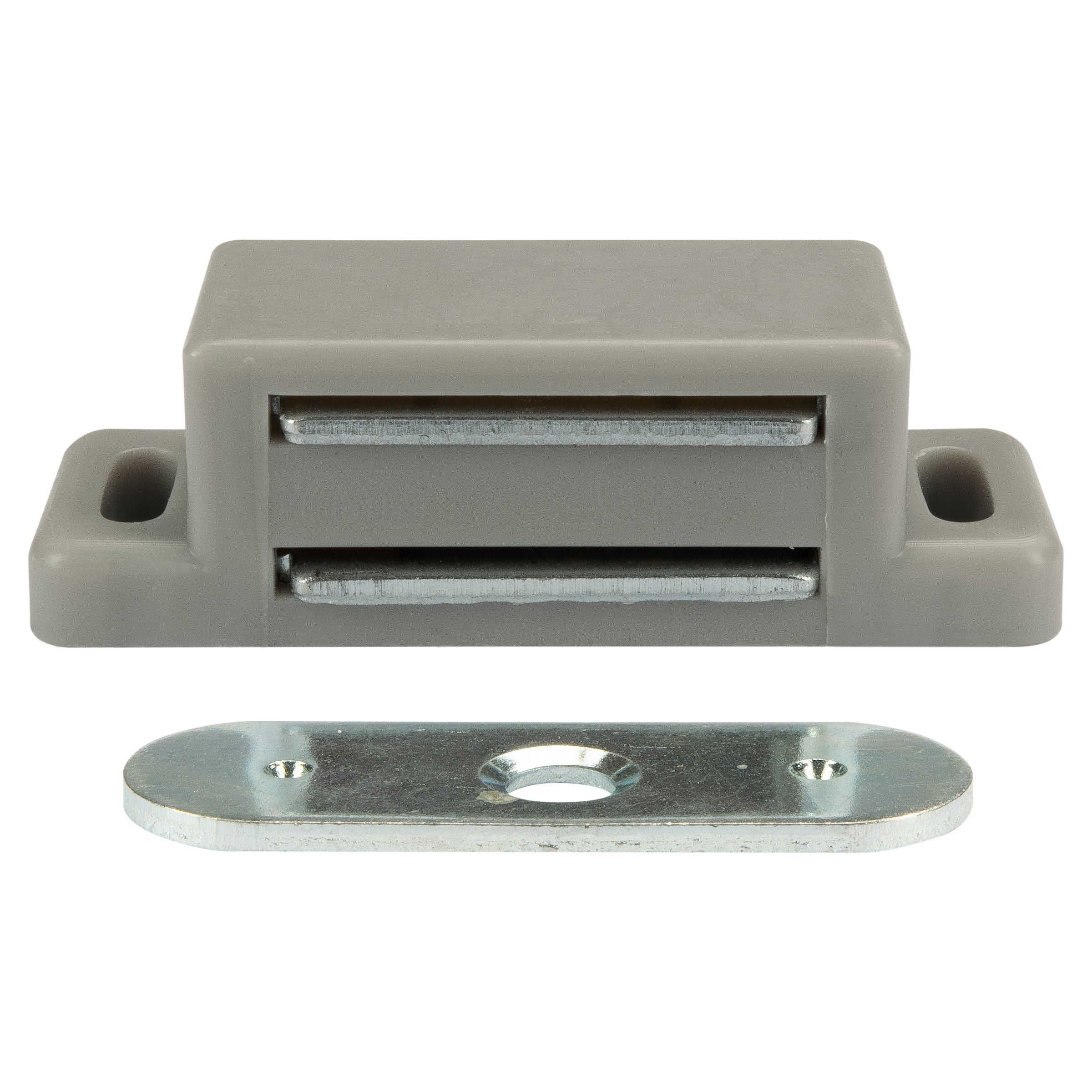 Magneetsnapper 4kg grijs 2 stuks