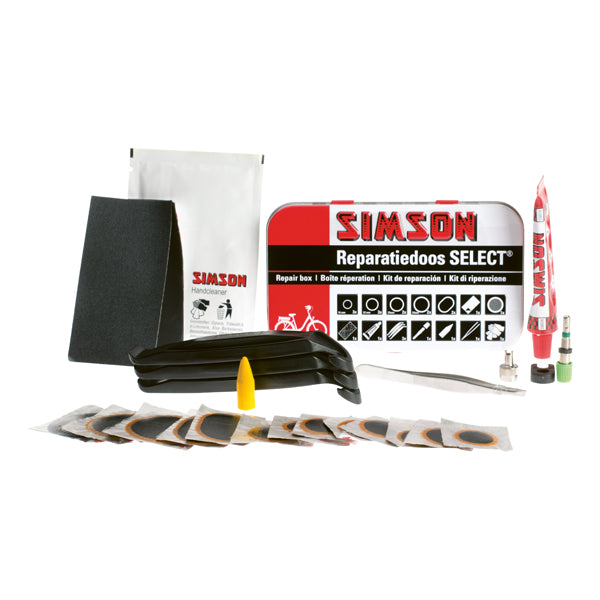 Simson fietsbanden reparatiedoos 23-delig