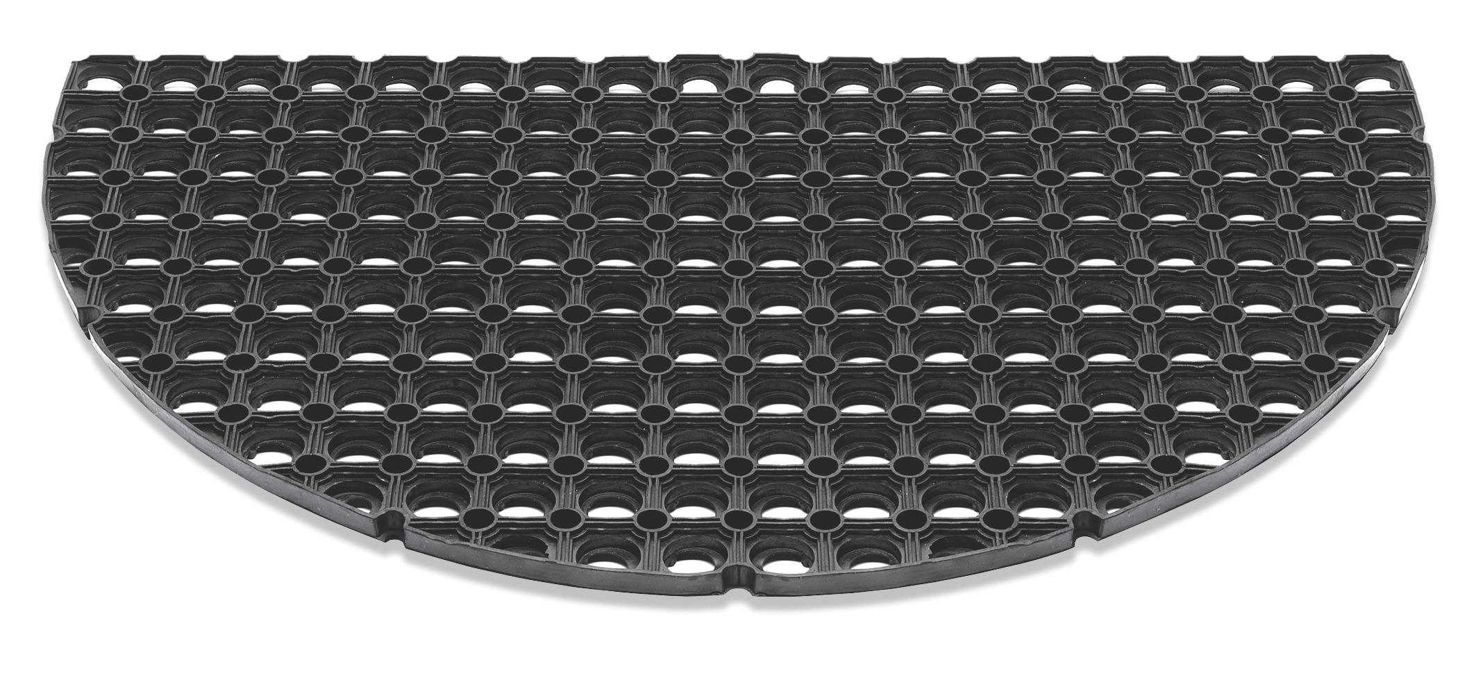 Deurmat Halfrond domino 45x75 cm