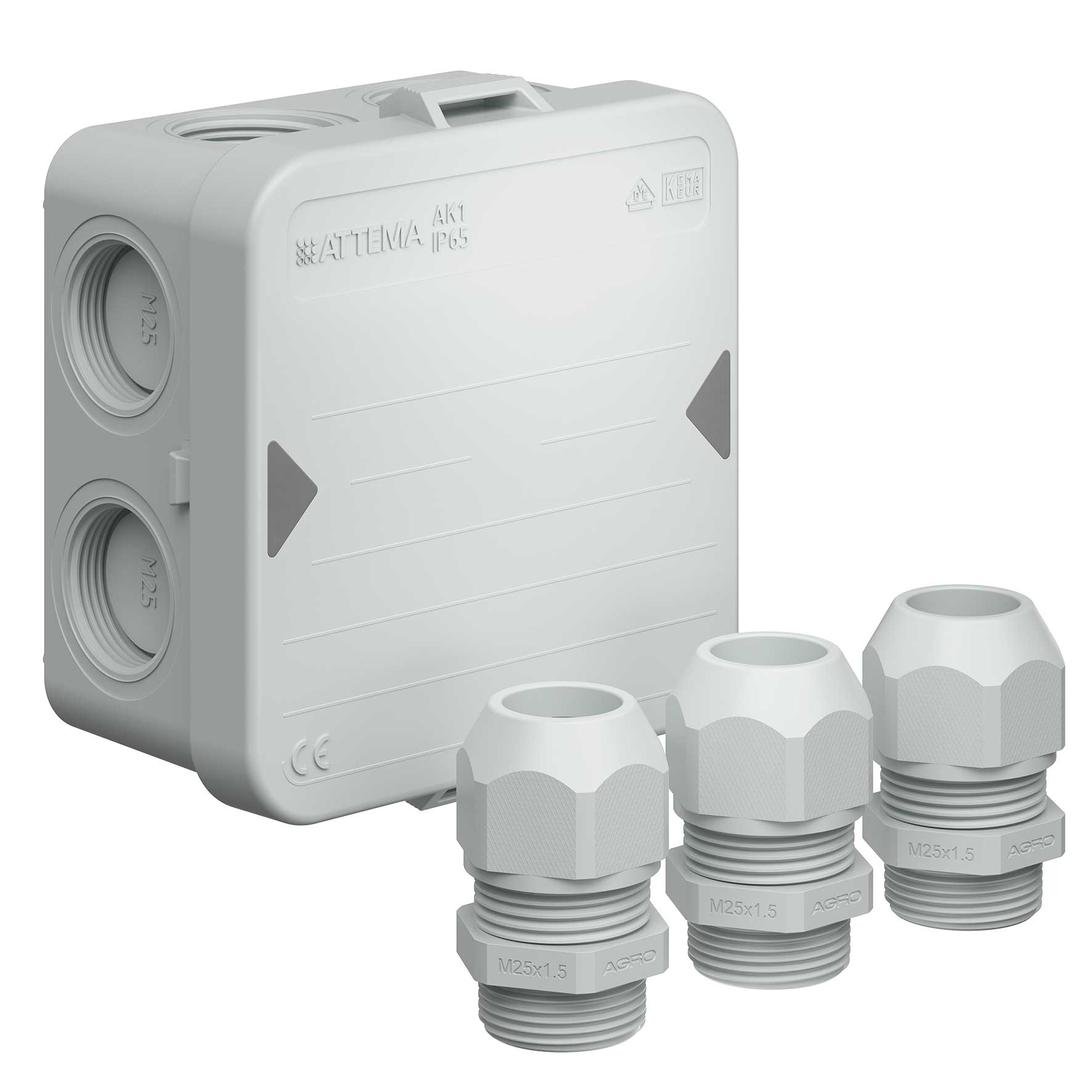 Attema AK1 kabeldoos IP65 M20/25