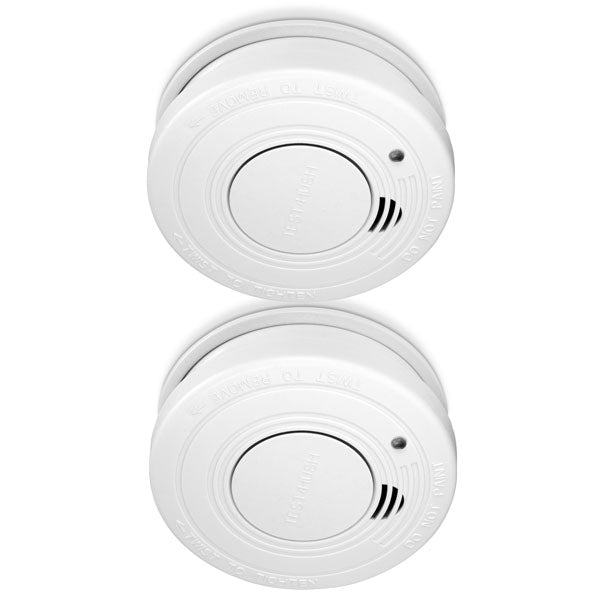 Alecto rookmelder met 5 jaar batterij SA-29-5 2-pack wit
