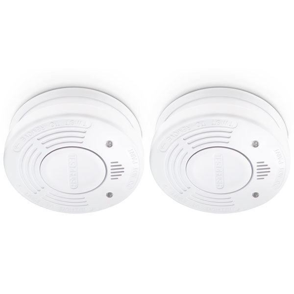 Alecto rookmelder met 10 jaar batterij SA-110 2-pack 85dB wit