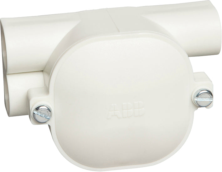 ABB trekdoos 5/8 dubbel links met deksel gerecycled kunstof