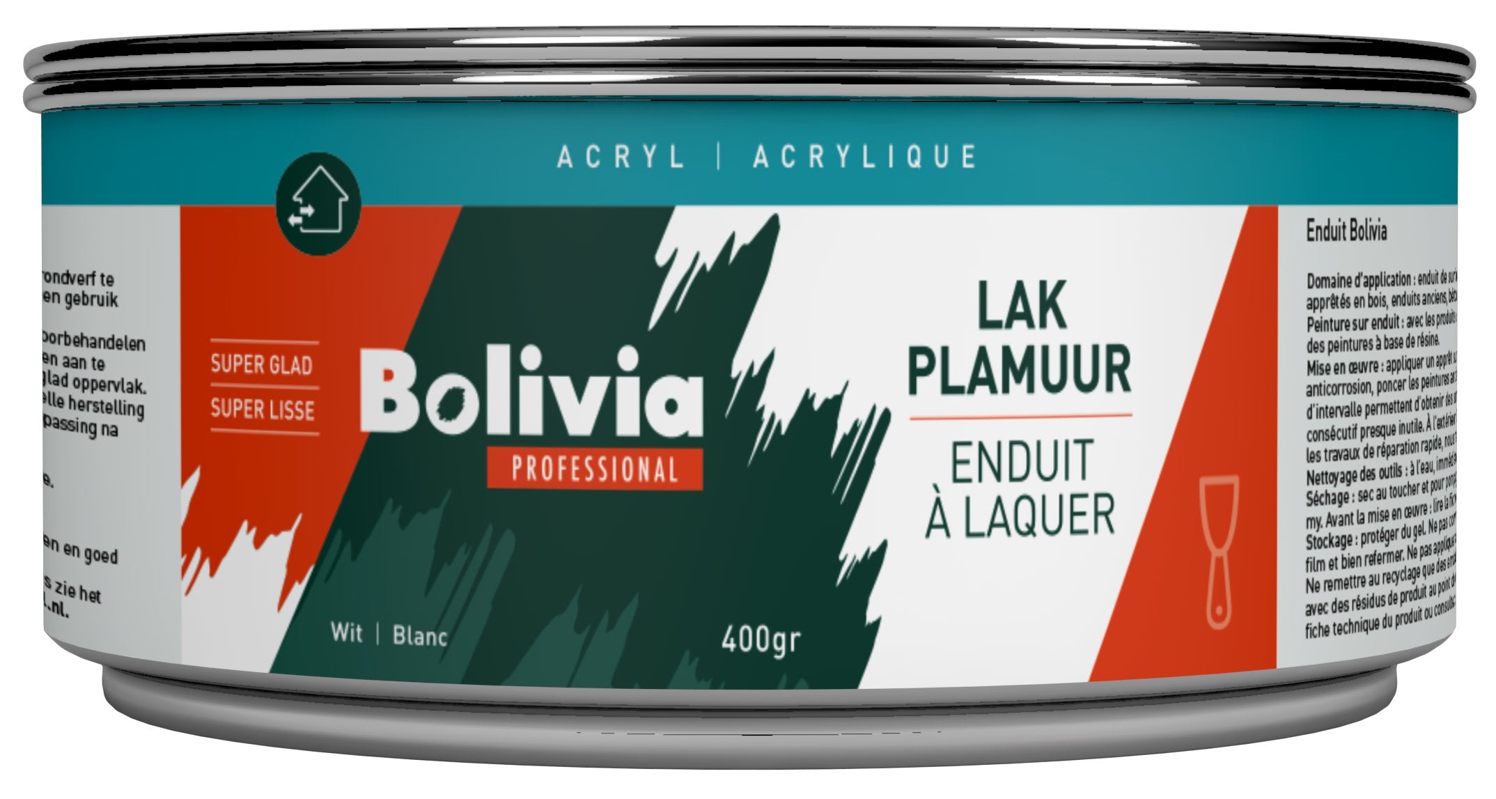 Bolivia Acryl Lakplamuur - 400 Gram