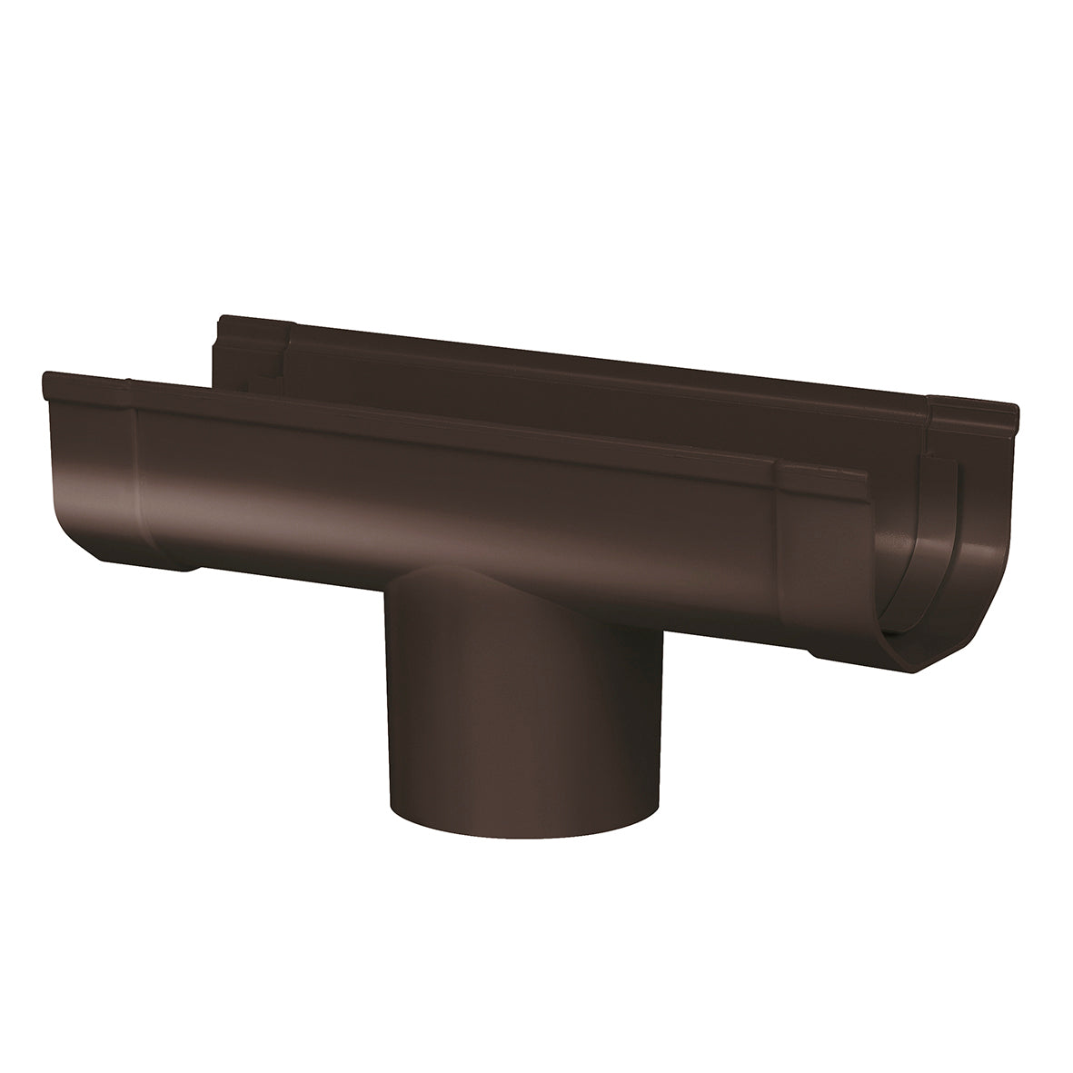 Elson middenuitloop PVC bruin 65mm