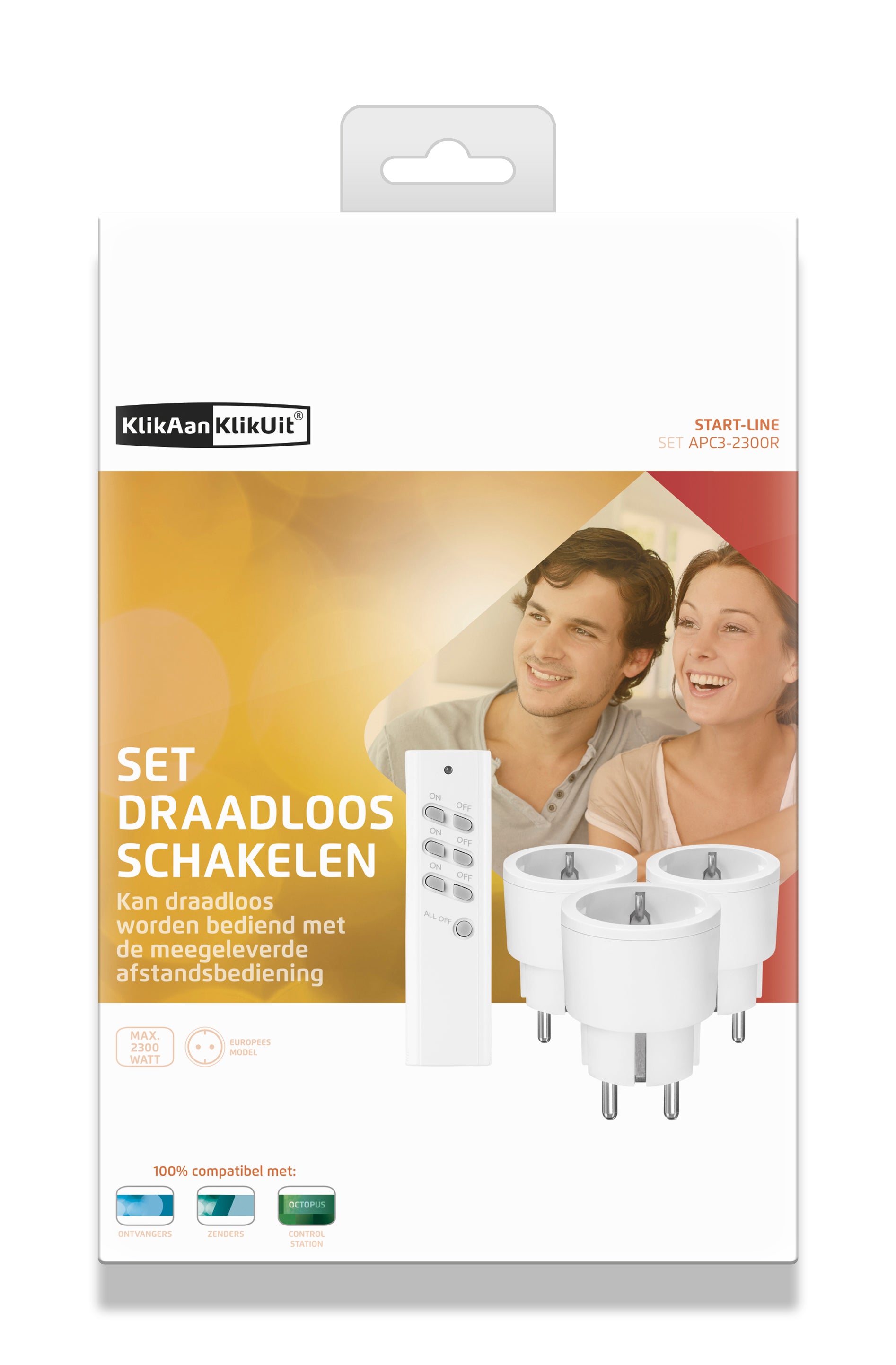 KlikAanKlikUit set draadloze schakelaar APC3-2300R