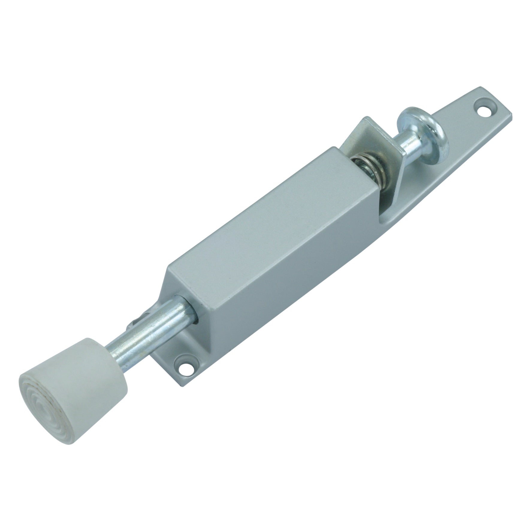 Deurvastzetter 120x25mm grijs