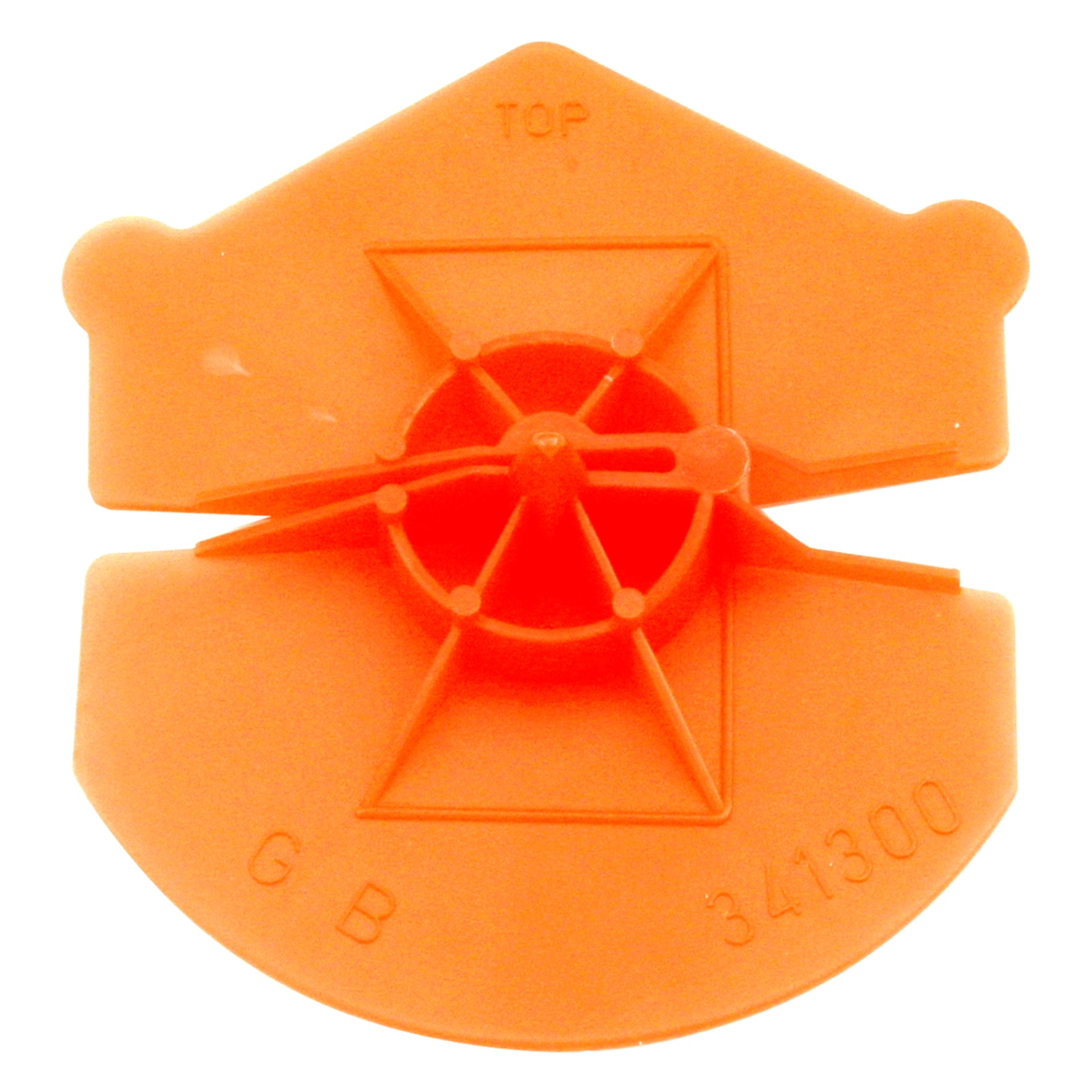 Isolatieclip - universeel - 3.6-4.5 mm - kunststof - rood