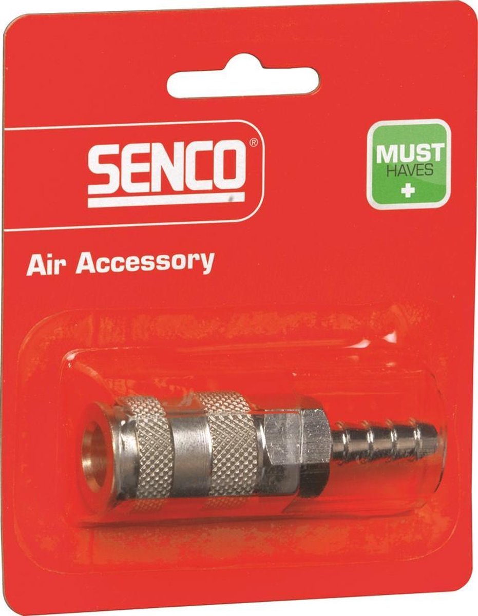 Senco koppeling uni / slang 8,0 mm. blister à 1 stuks