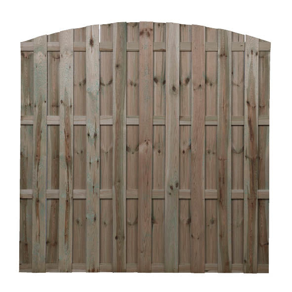 Schutting Multi FSC geïmpregneerd grenenhout getoogd 180x180cm