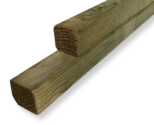 Regel vuren 3,5x3,8x180cm