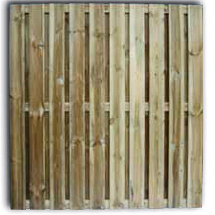 Schutting Privacy FSC grenenhout recht 180x180cm