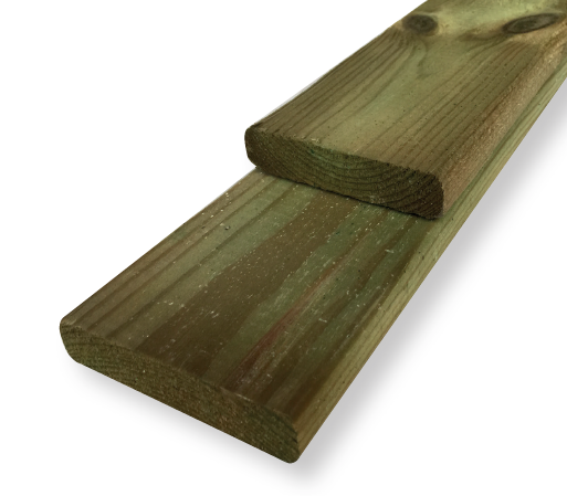Schuttingplank grenen geïmpregneerd hout 1,6x9x180cm