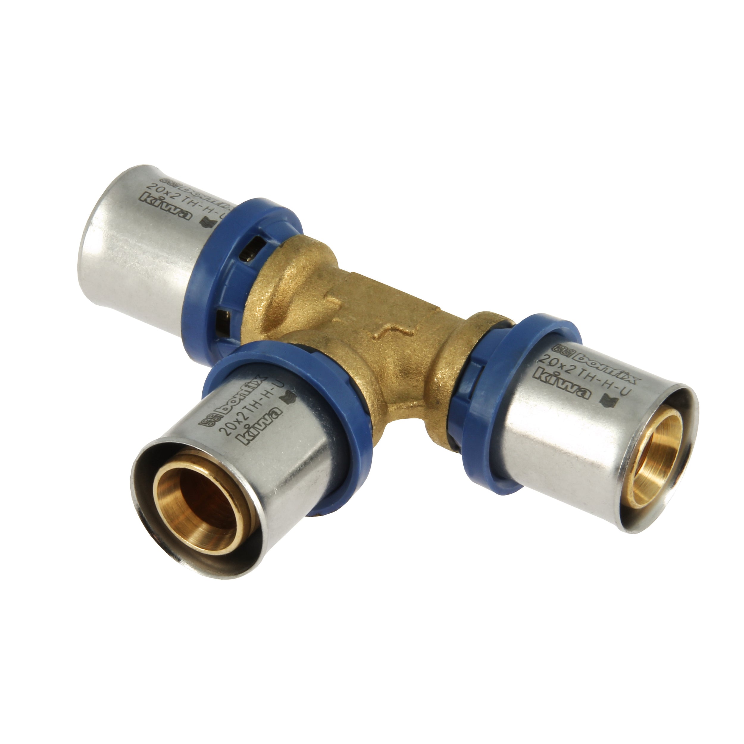 BONFIX Alu-pers T-stuk 20 x 20 x 20 mm