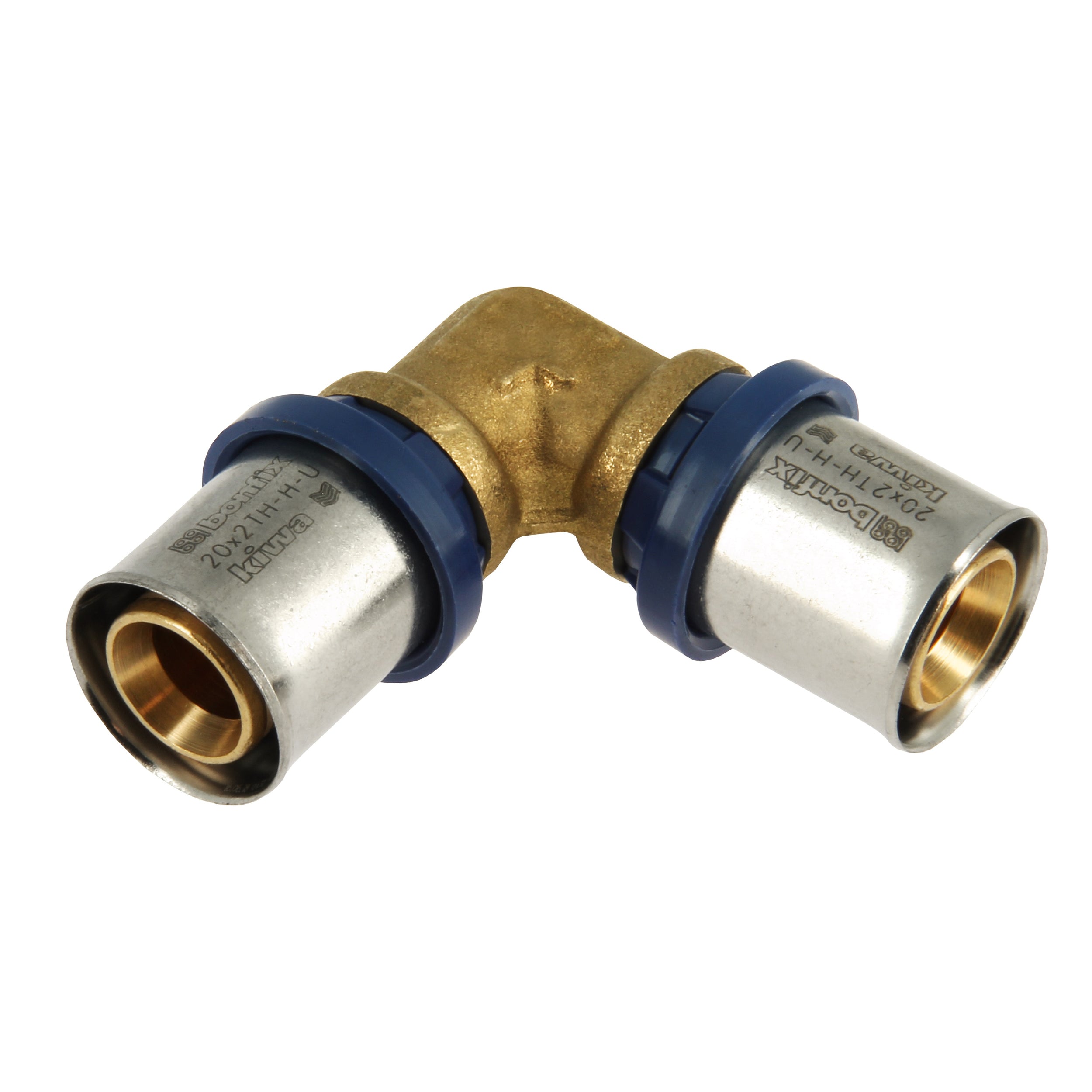 BONFIX Alu-pers kniekoppeling 20 x 20 mm