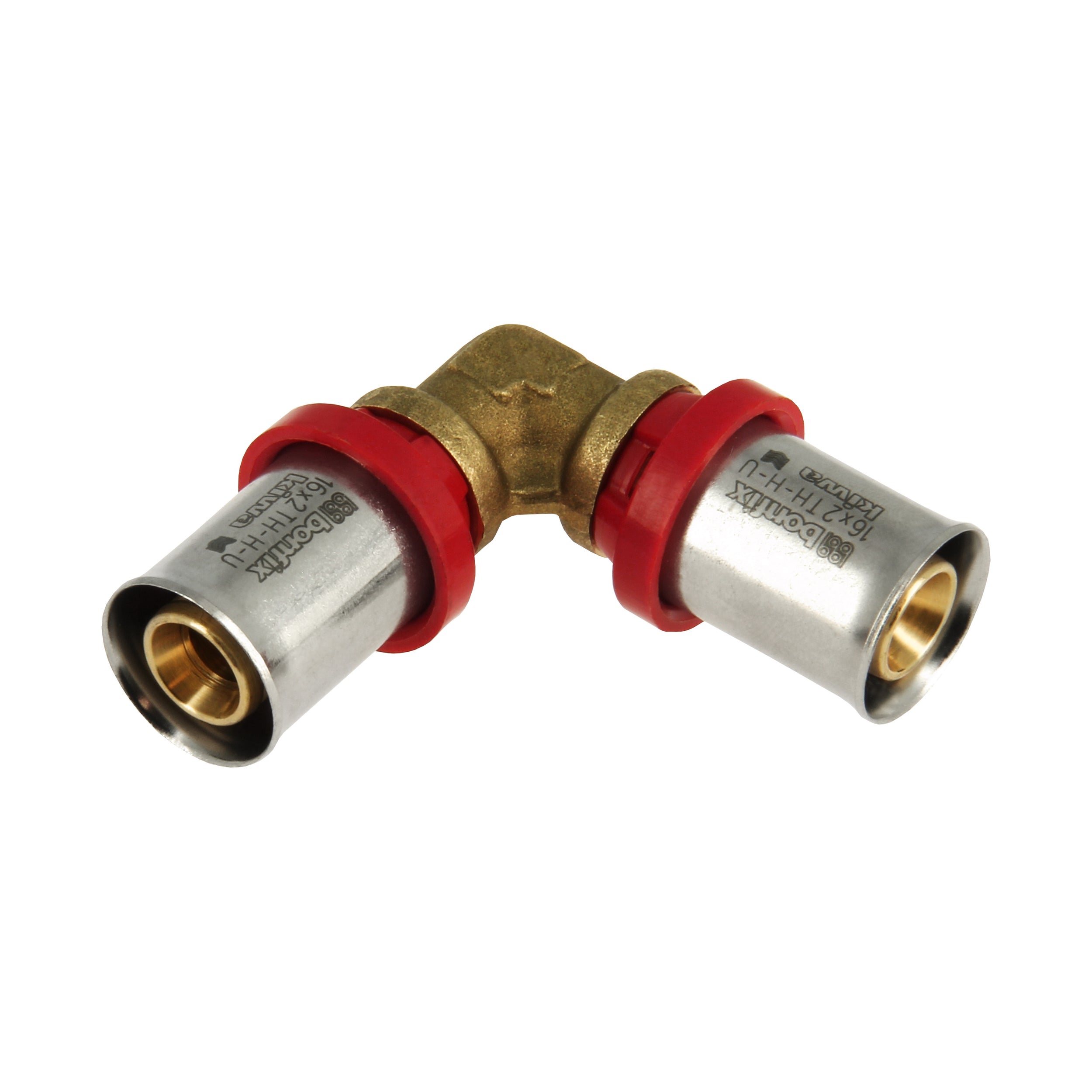 BONFIX Alu-pers kniekoppeling 16 mm 1st.