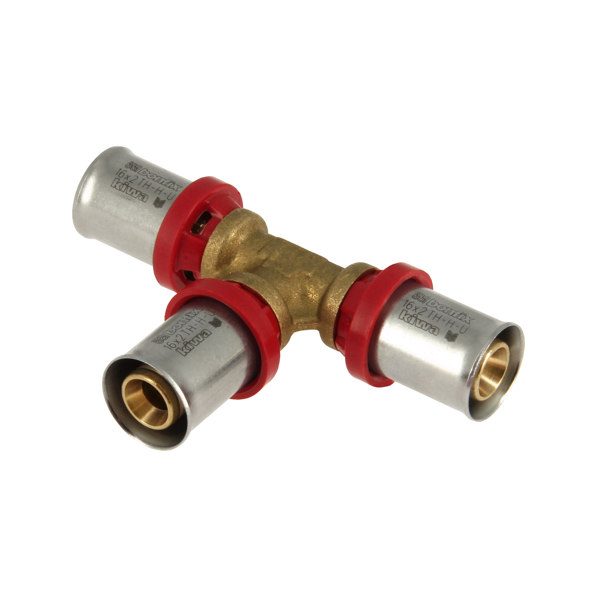 BONFIX Alu-pers T-stuk 16 x 16 x 16 mm 1st.