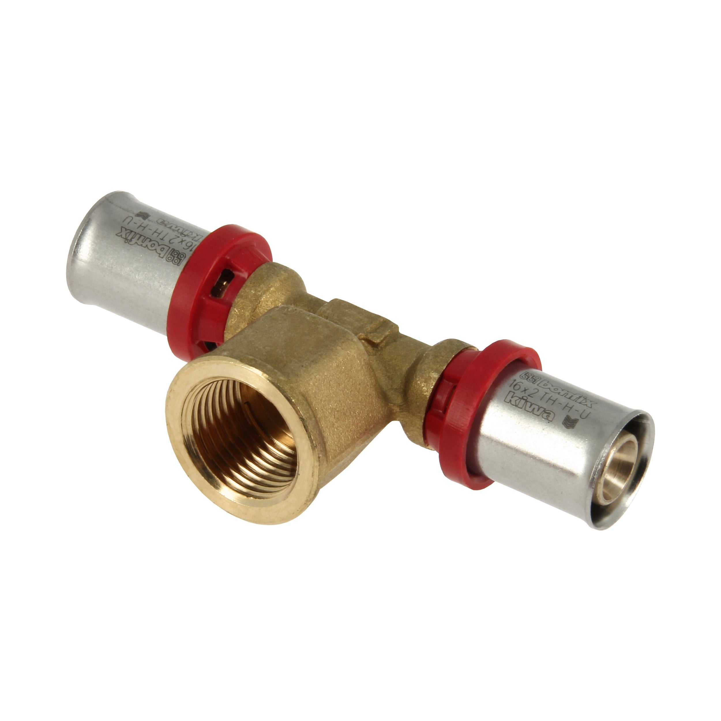 BONFIX Alu-pers T-stuk 16 x 1/2