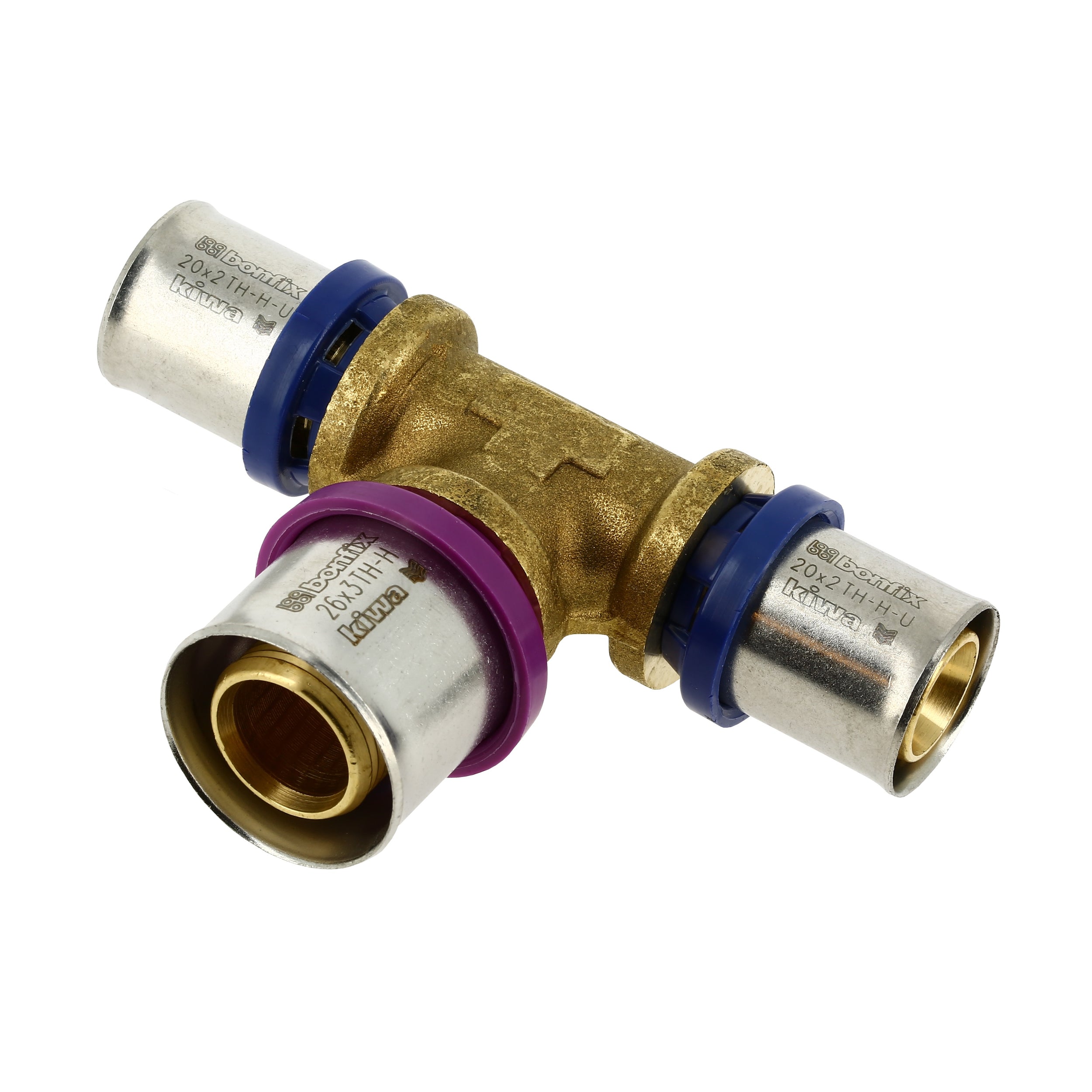 BONFIX Alu-pers T-stuk 20 x 26 x 20 mm 1st.