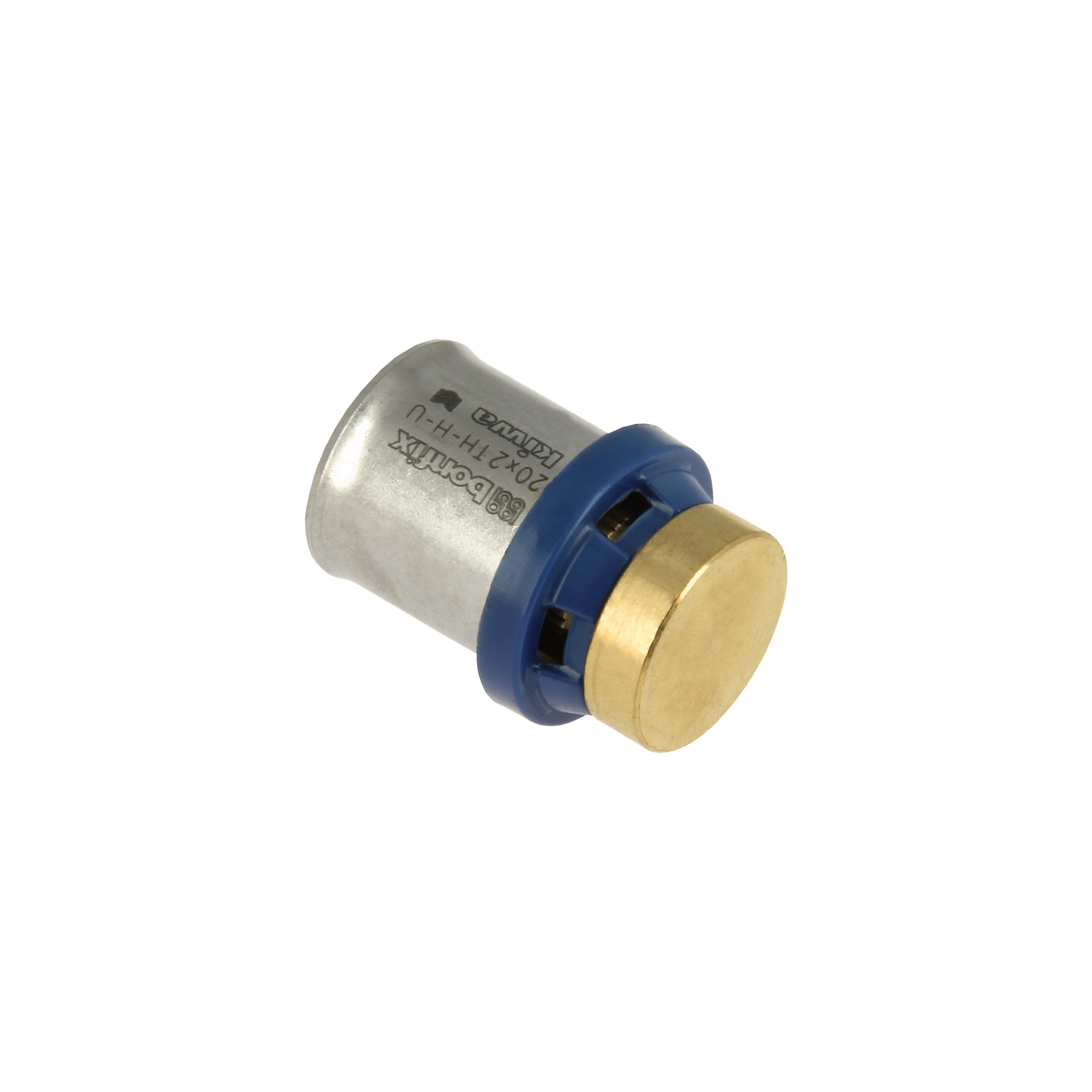 BONFIX Alu-pers eindkoppeling 20 mm 1st.
