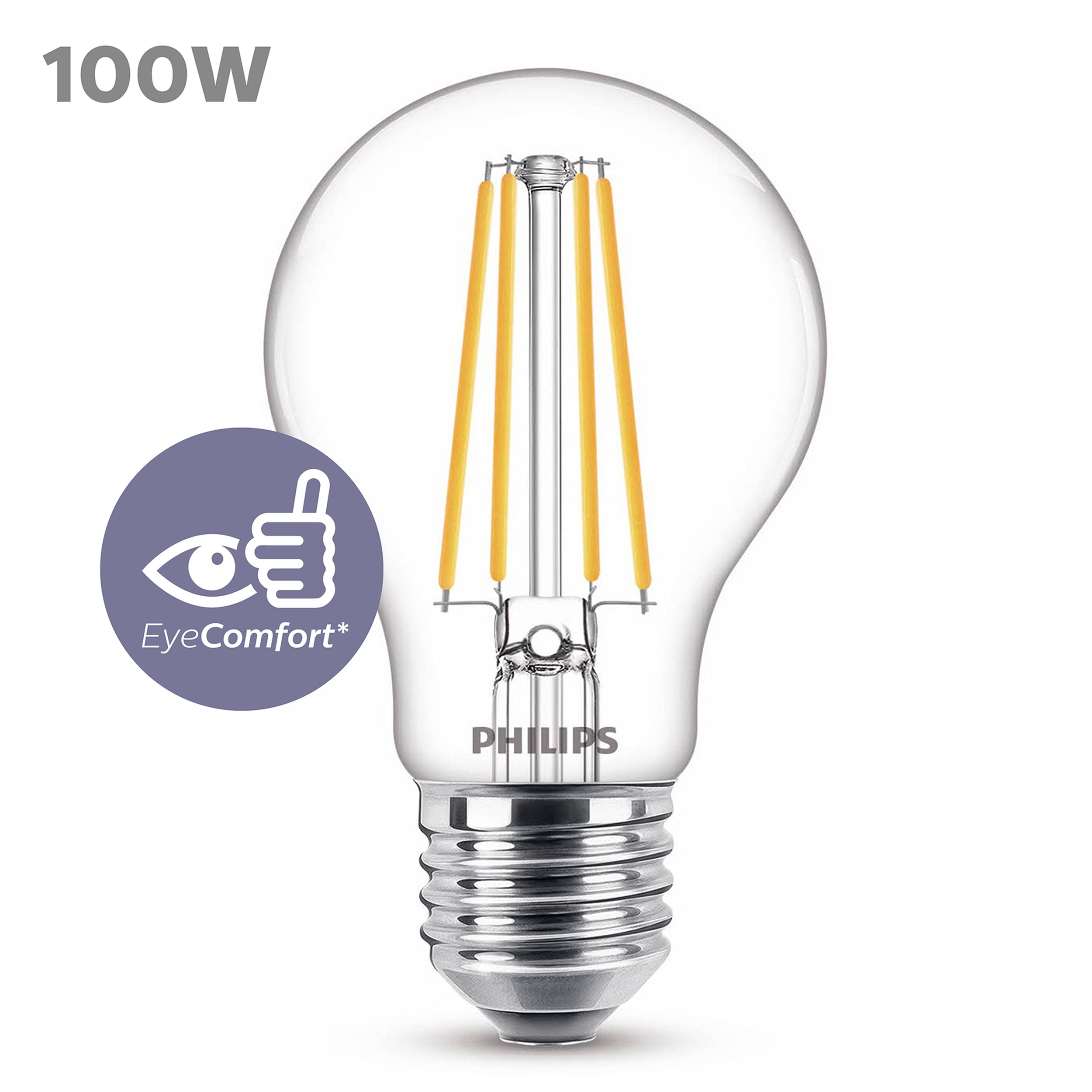 Philips ledlamp A60 warm wit E27 10,5W