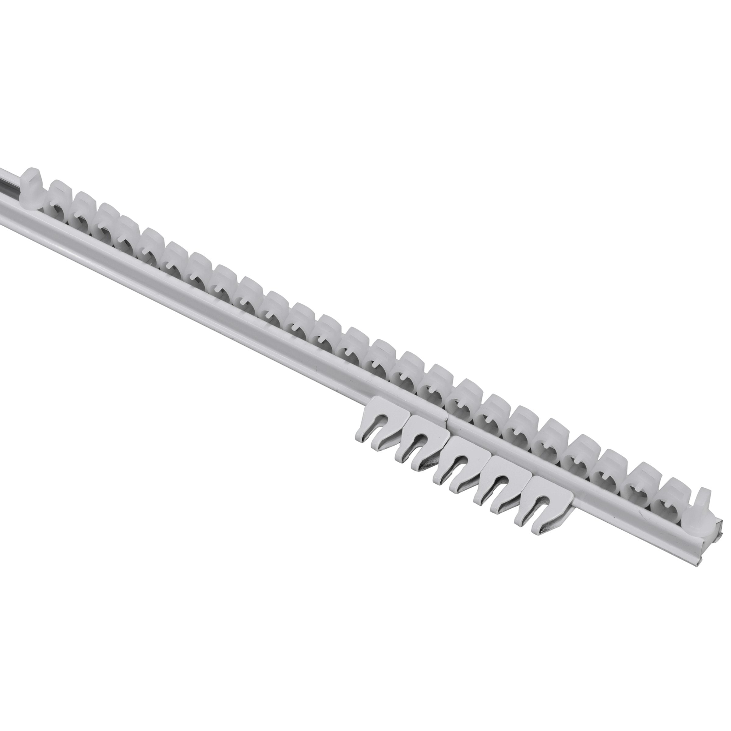 Plus uitschuifbare gordijnrail wit 160-300 cm