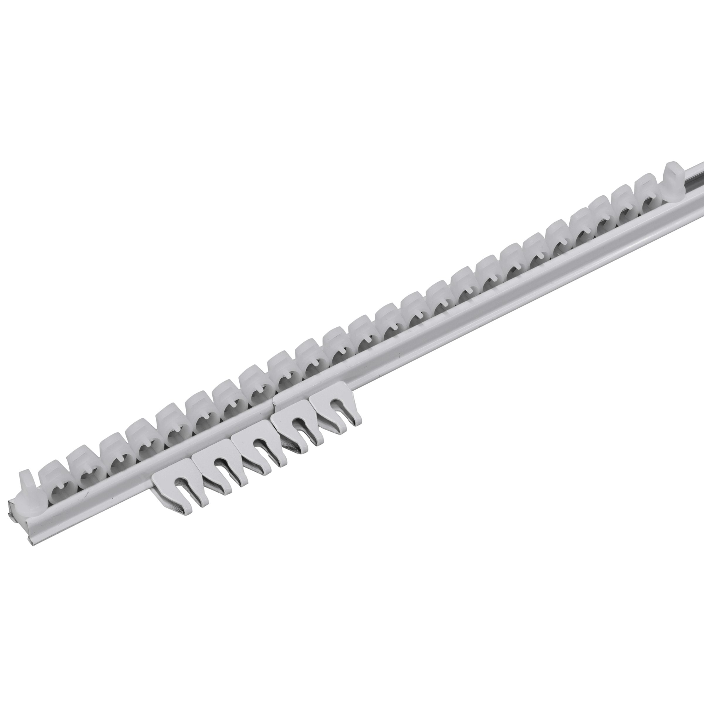 Gordijnrail Plus wit 300cm