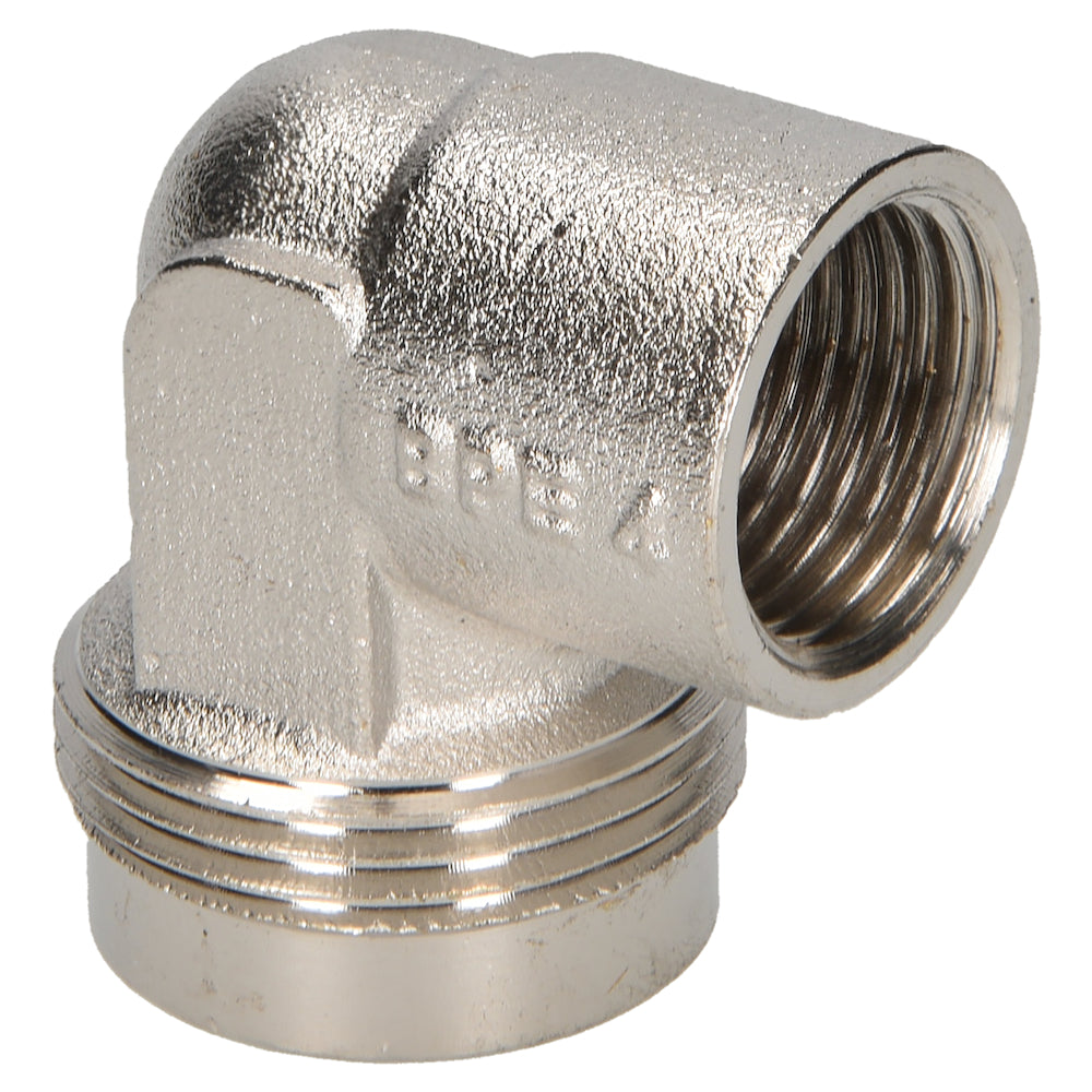 Sanivesk draad gas Knie overgang 3/8"FxM24 chroom