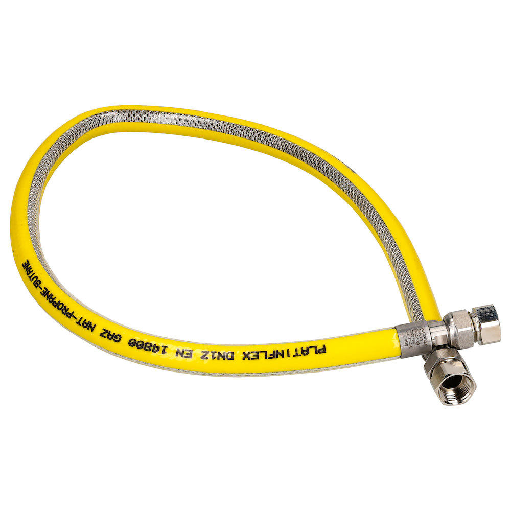 Sanivesk RVS flexibele gasslang wartel M24x100cm