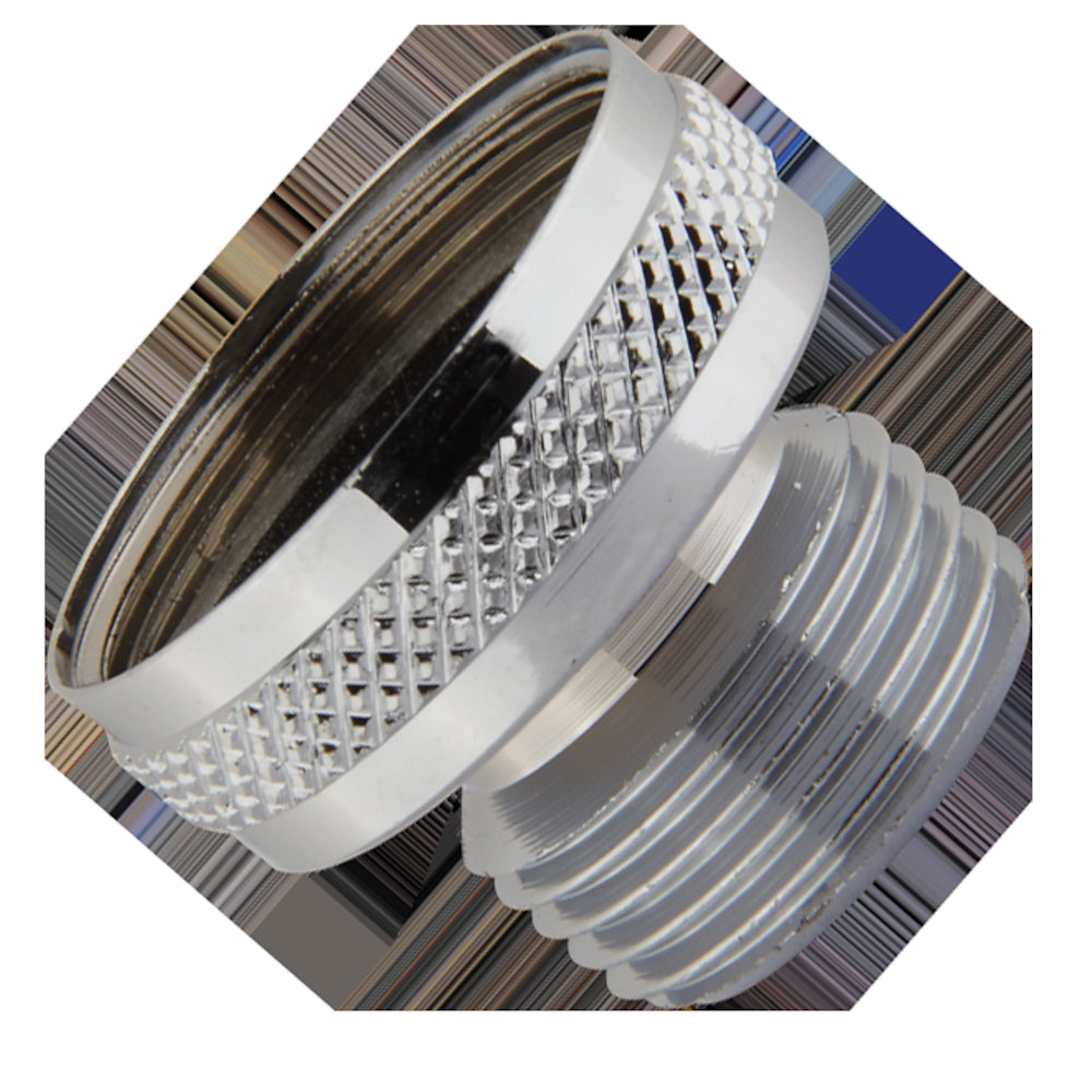 Sanivesk draad Recht overgang voor kranen M22Fx1/2"M chroom
