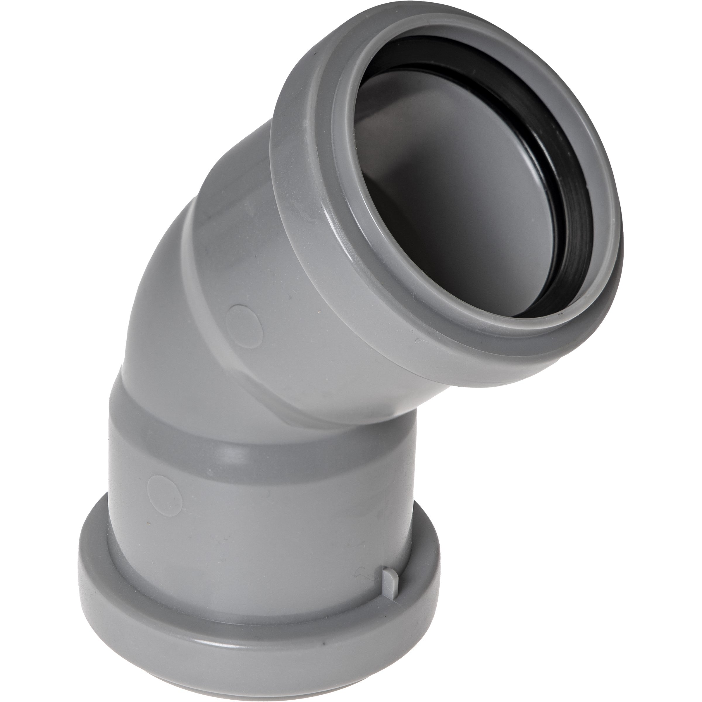 PPC Bocht 45graden 50mm Grijs
