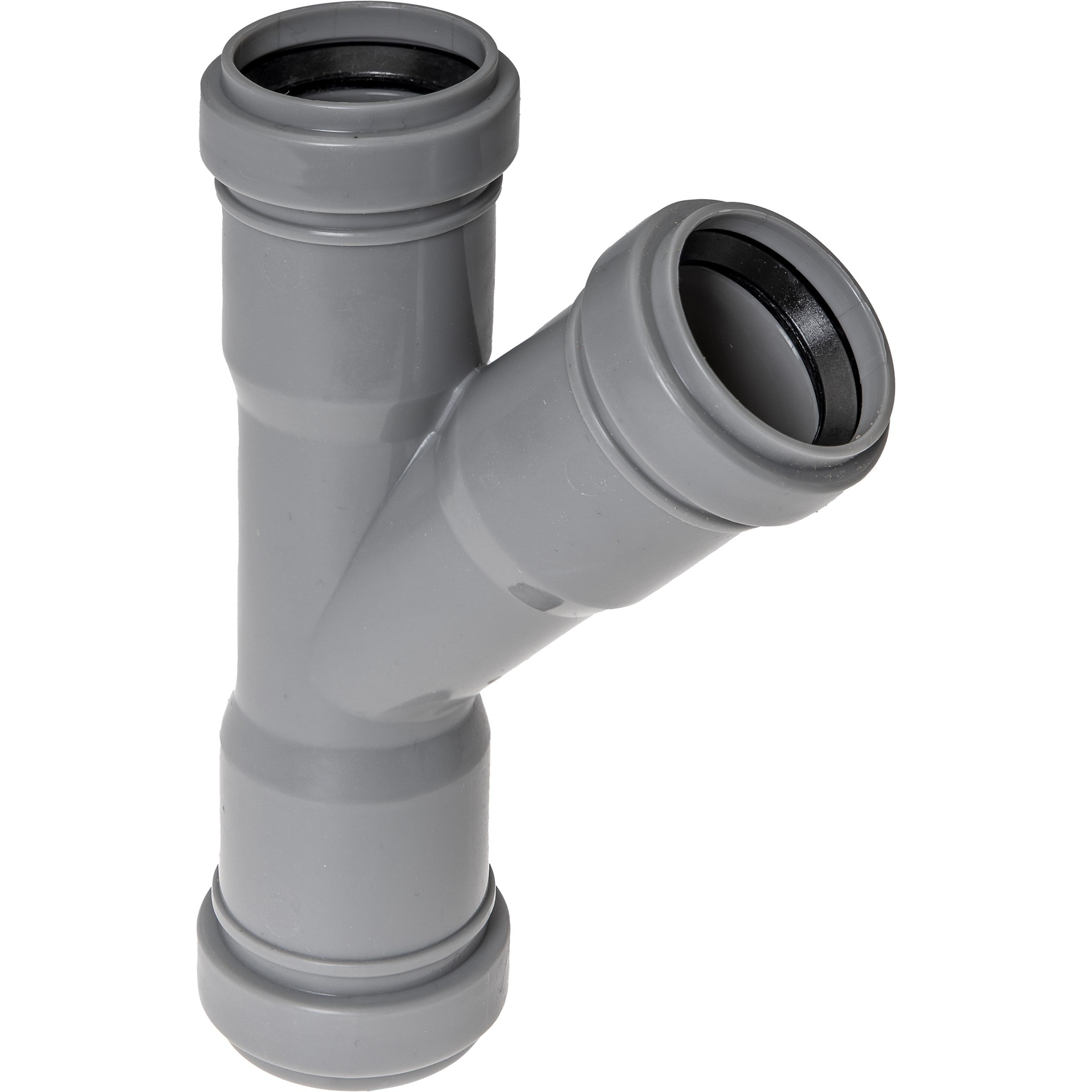 PPC T-Stuk 45graden 32mm Grijs