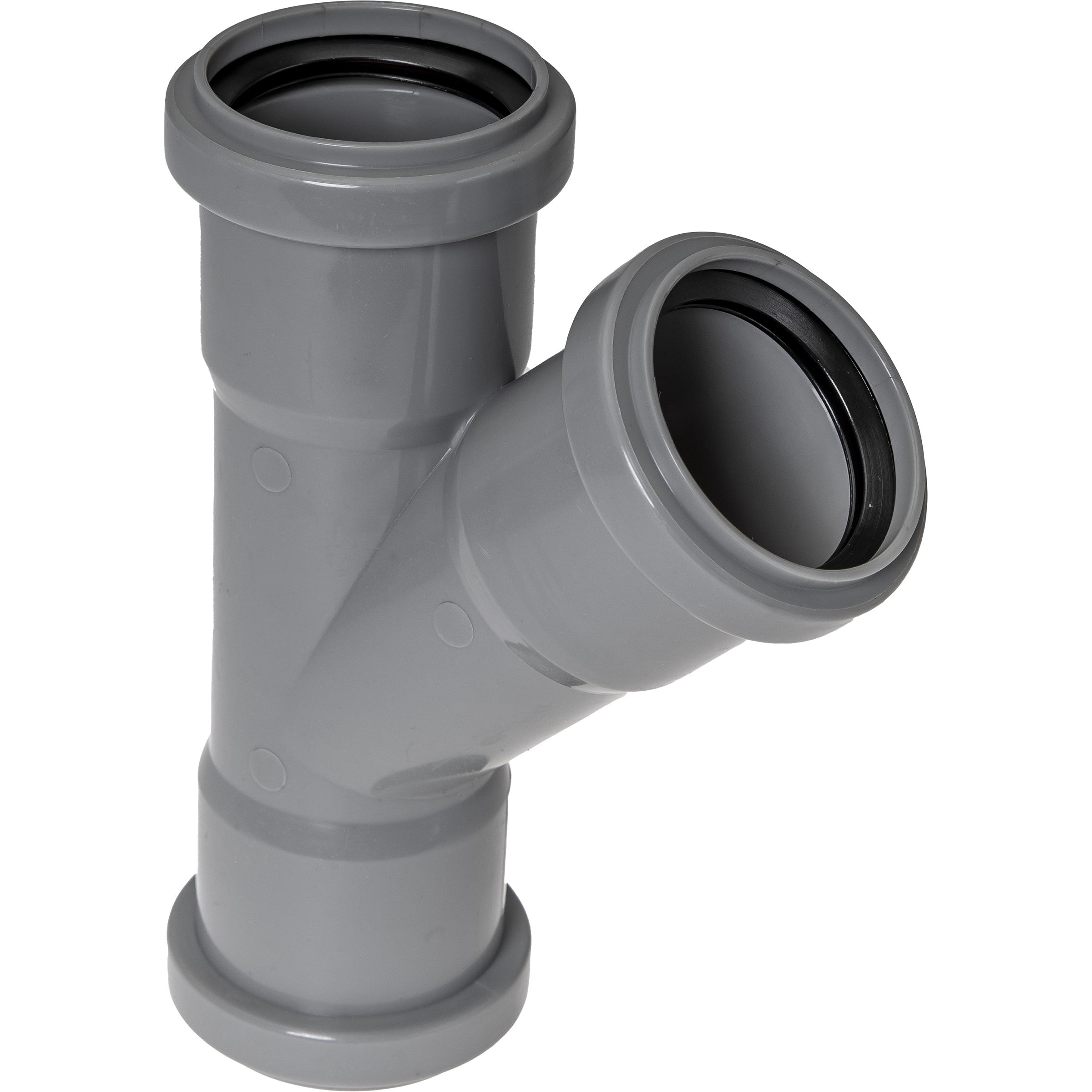 PPC T-Stuk 45graden 50mm Grijs