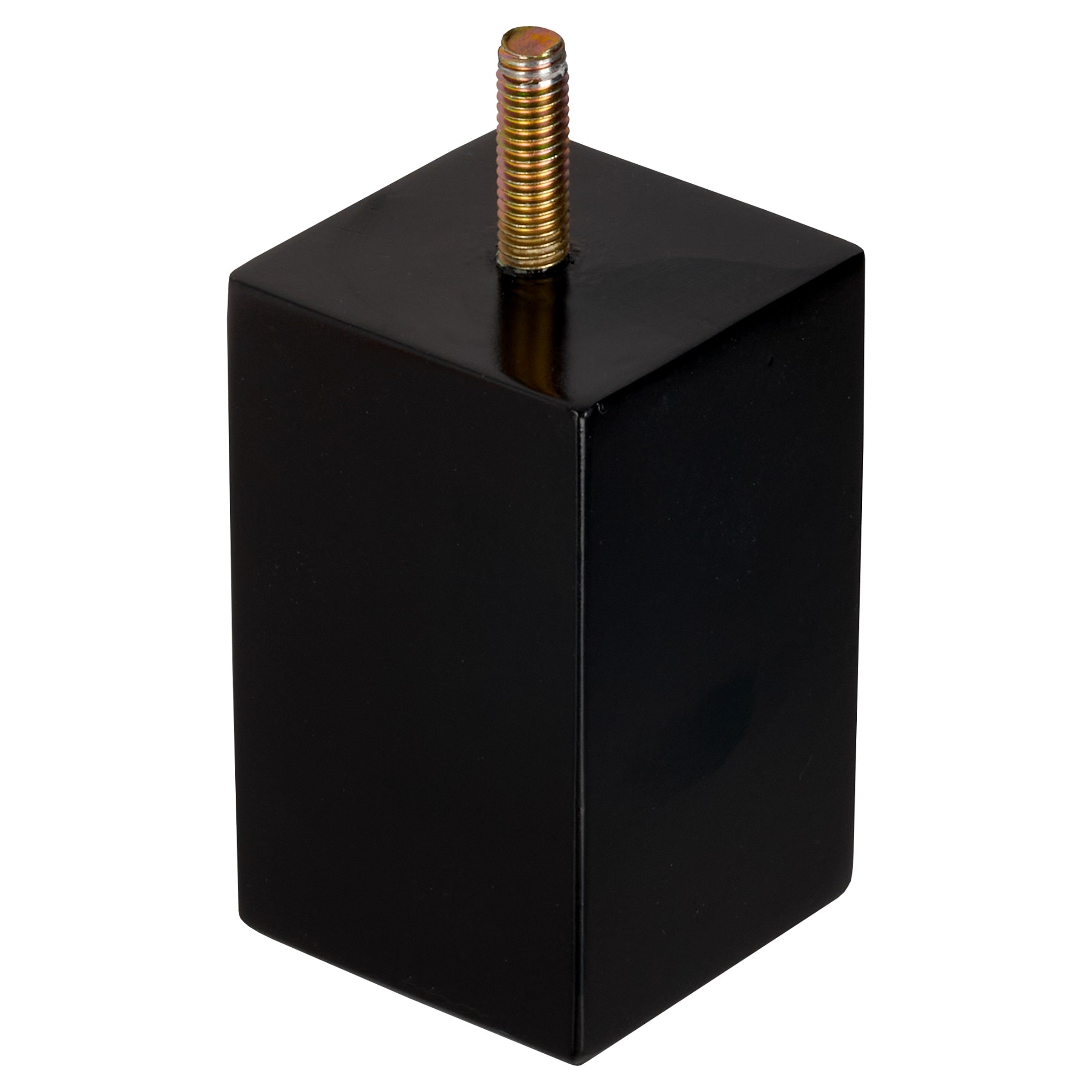 Duraline meubelpoot vierkant hout zwart 5x5x8cm beuken FSC