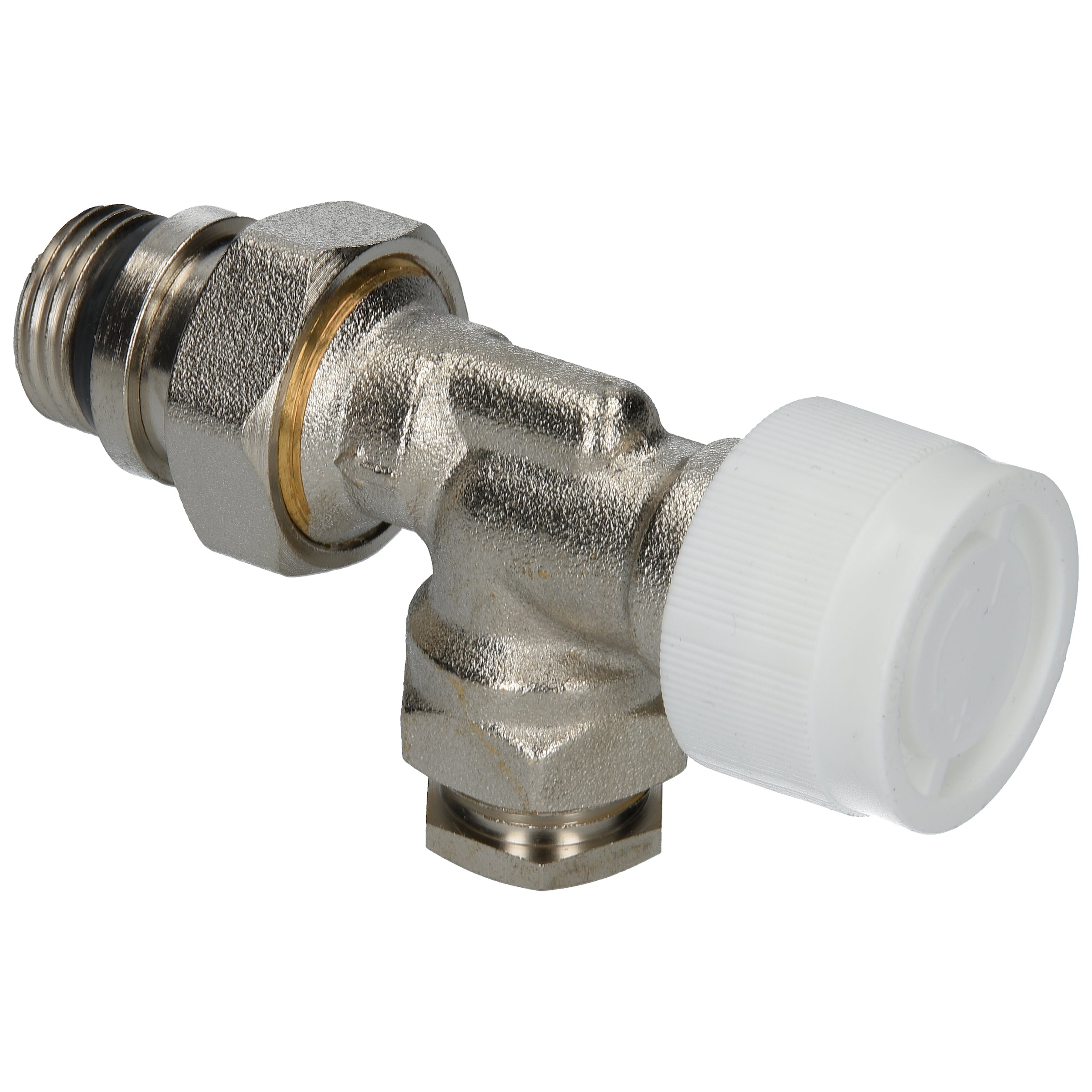 Sanivesk thermostatische radiatorkraan haaks verkeerd 1/2x15mm
