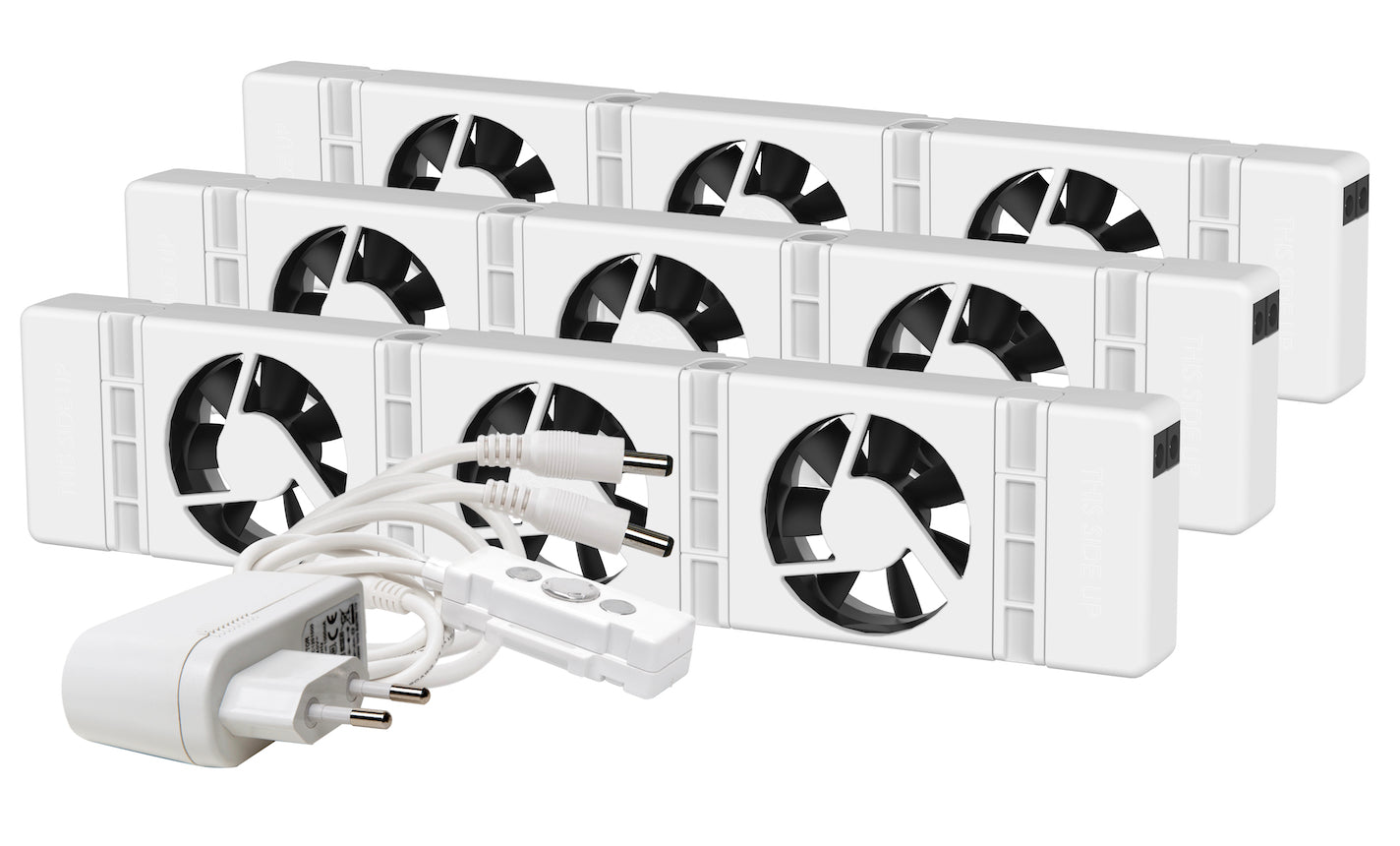 SpeedComfort radiatorventilator Trio wit