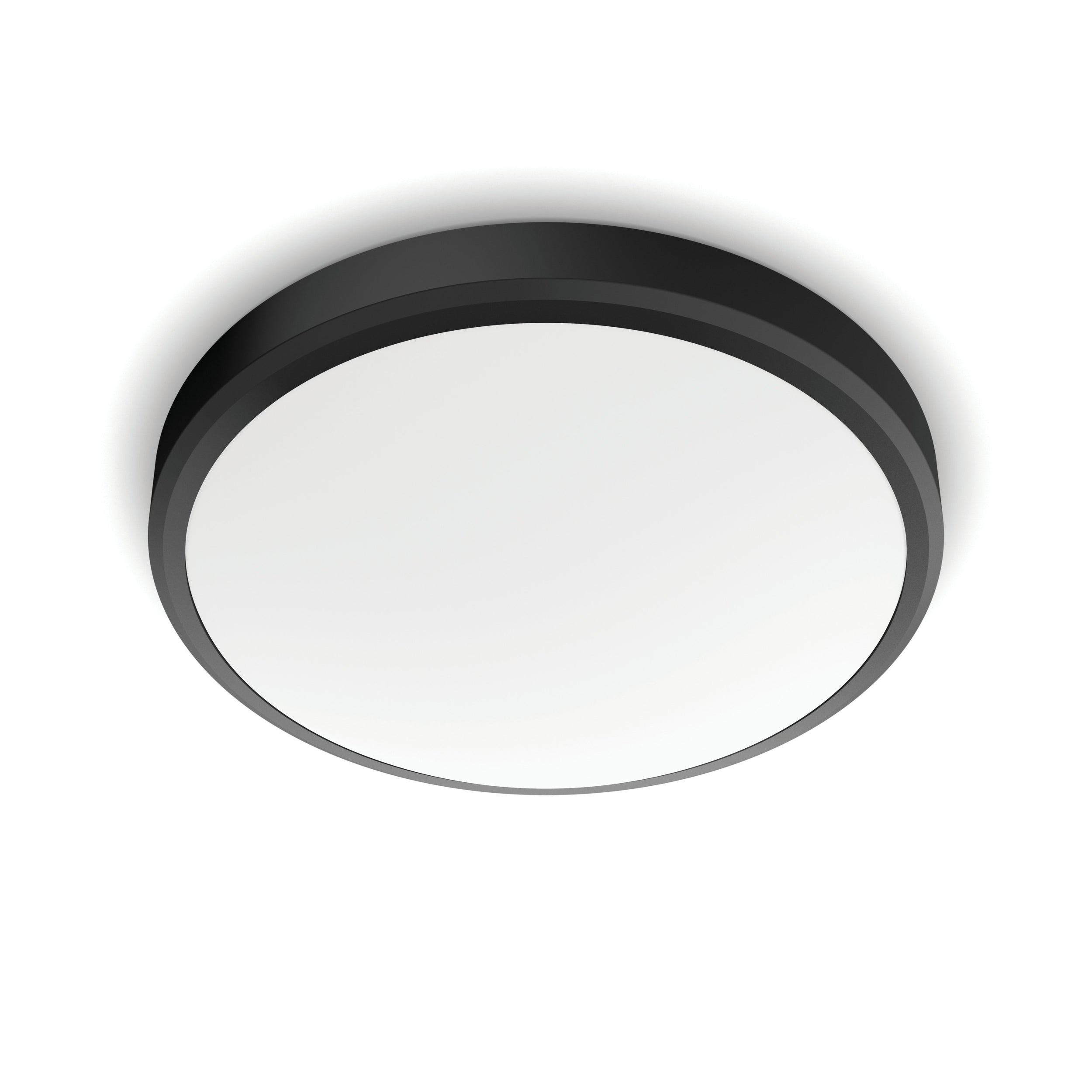 Philips plafondlamp Doris zwart ø31,3cm 17W